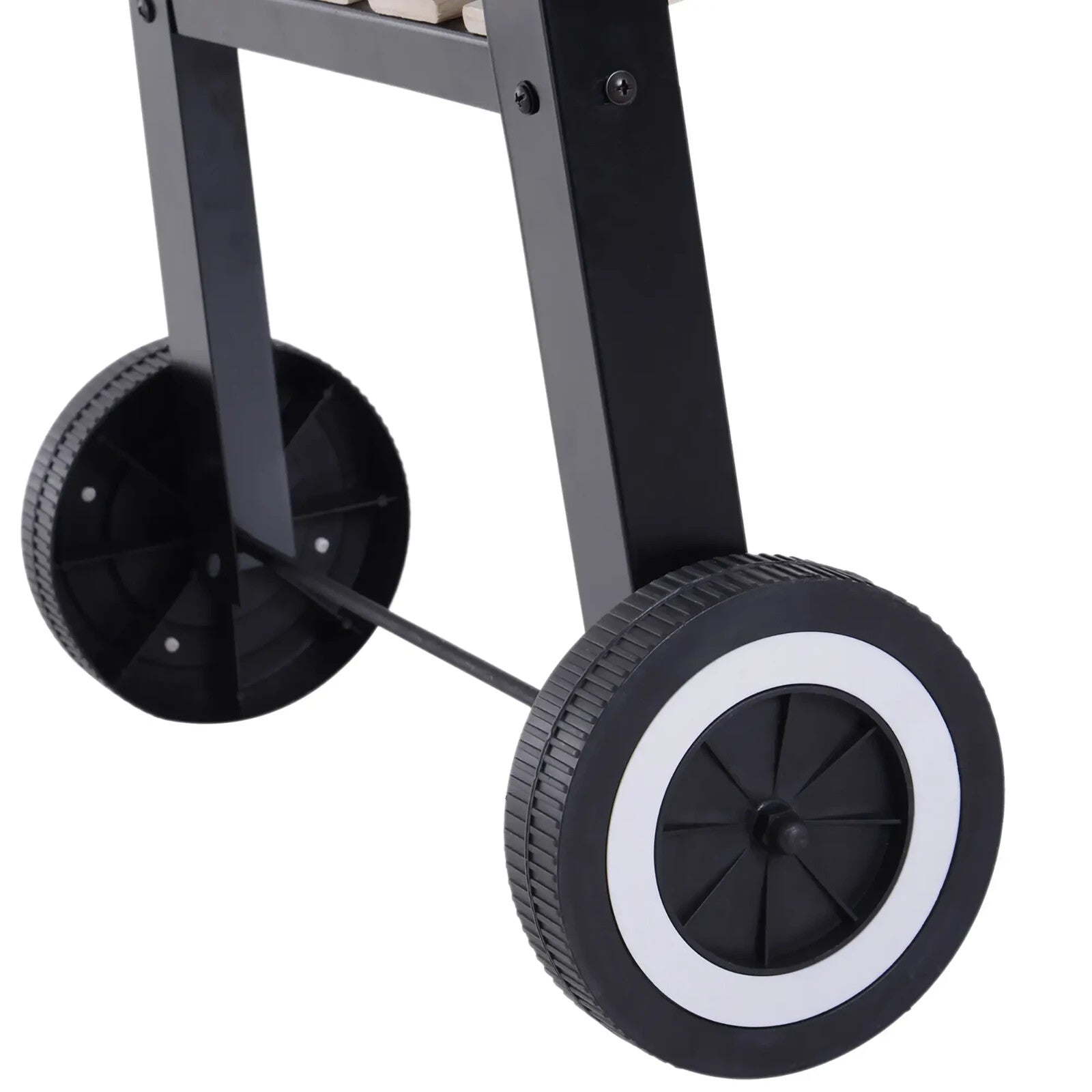 Charcoal BBQ Barbecue Grill Trolley for Outdoor Garden Patio Heating and Smoking - Home and Garden Furniture Shop - rustic - furniture