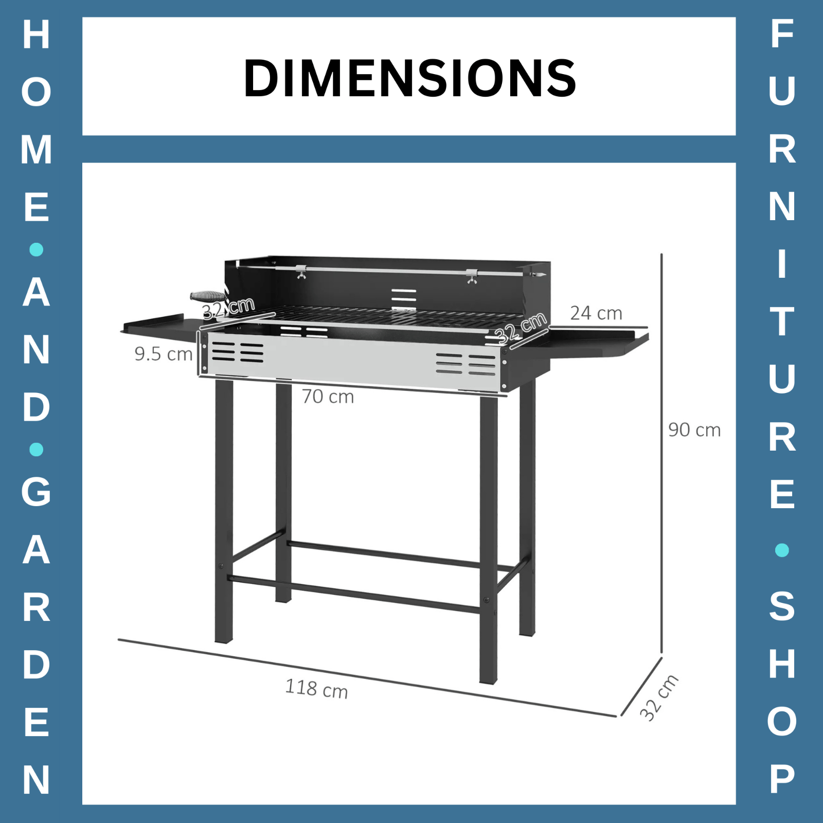 Charcoal BBQ Rotisserie Spit Roaster Grill Machine for Chicken Turkey Cooking - Home and Garden Furniture Shop - rustic - furniture