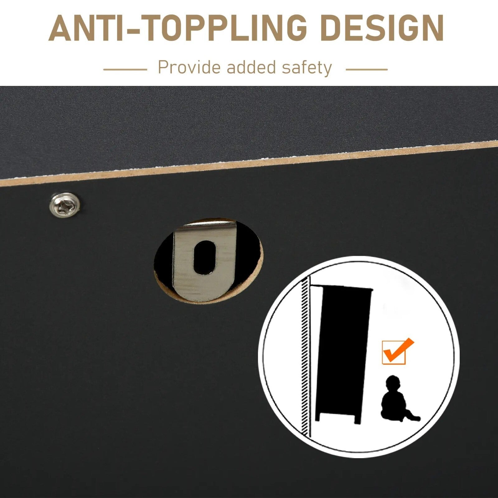 Chest of Drawers 5 Drawer Dresser Storage Cabinet Bedroom Wood Effect Bedside - Home and Garden Furniture Shop - rustic - furniture