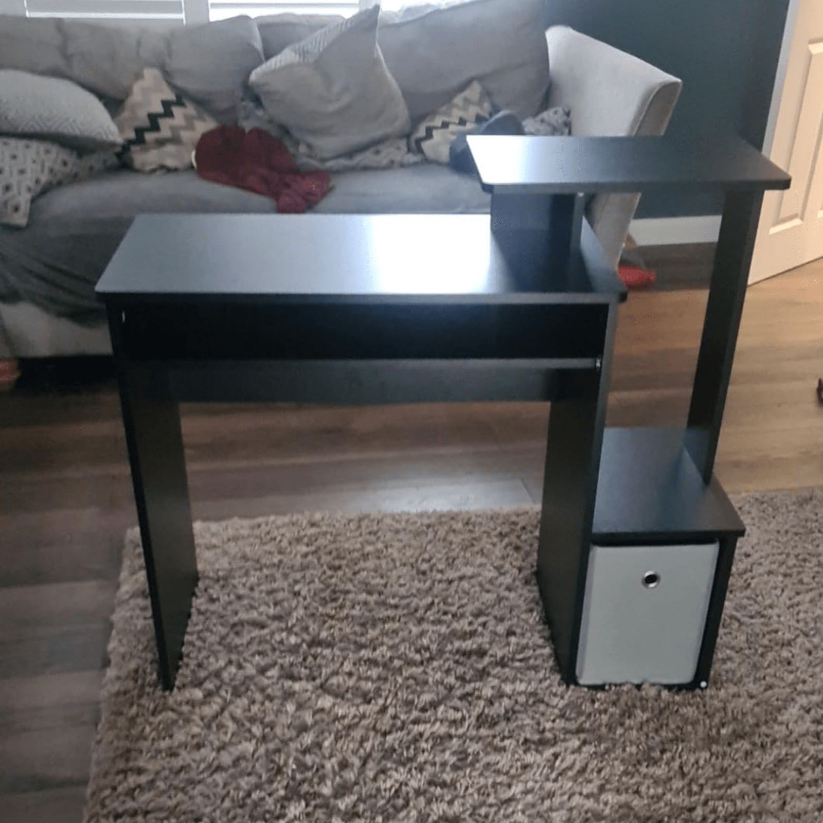 Computer Desk Shelves Home Office Study Workstation Table PC Laptop Desks Drawer - Home and Garden Furniture Shop - rustic - furniture