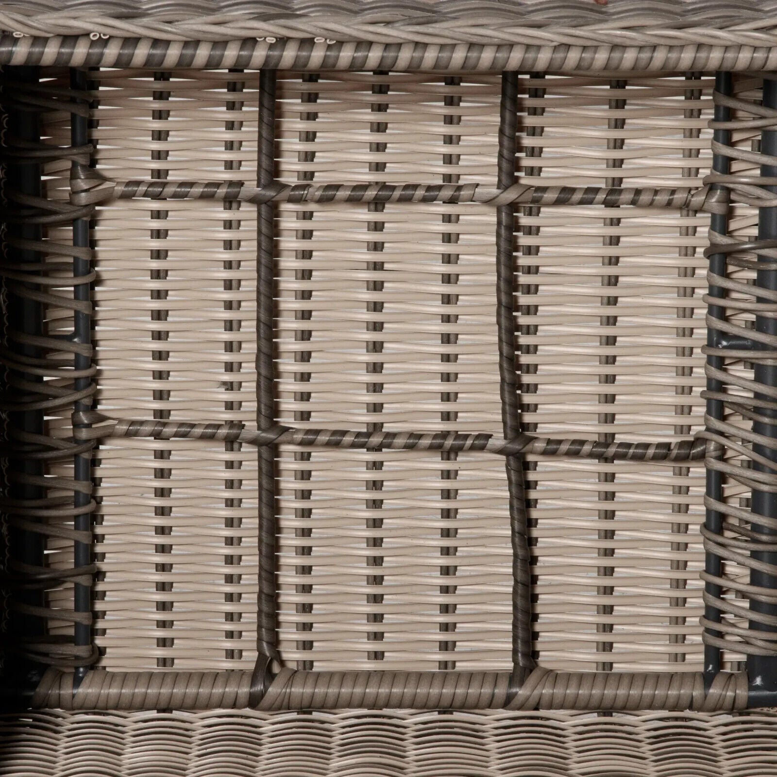 Deluxe Rattan Garden Sofa Chair Stool Table Set Patio Wicker Aluminium Frame - Home and Garden Furniture Shop - #rustic - furniture#