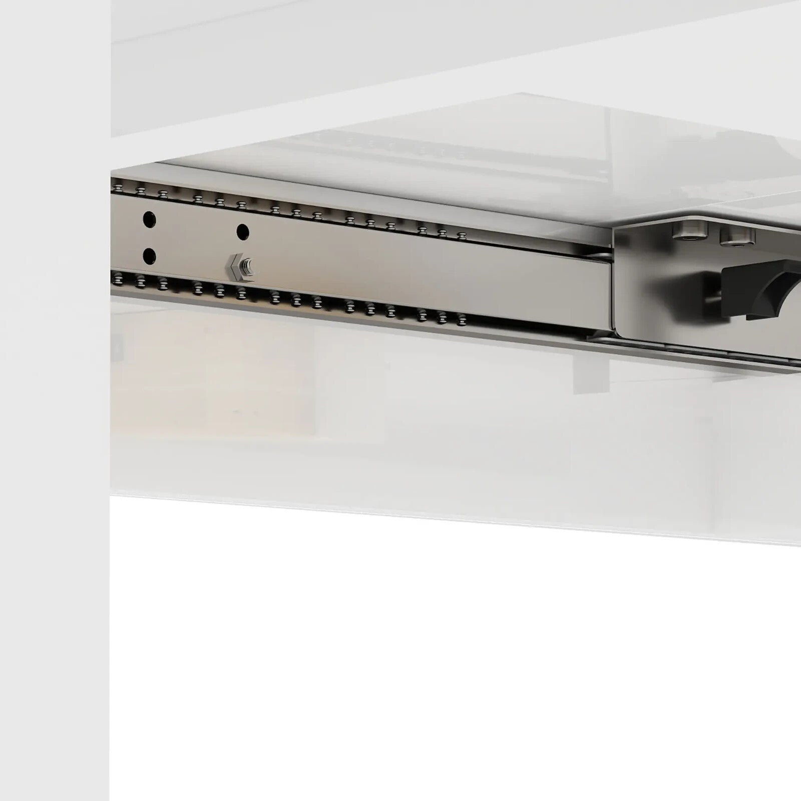 Dining Table Extending Engineered Wood Frame with Removable Center Leaf White - Home and Garden Furniture Shop - rustic - furniture