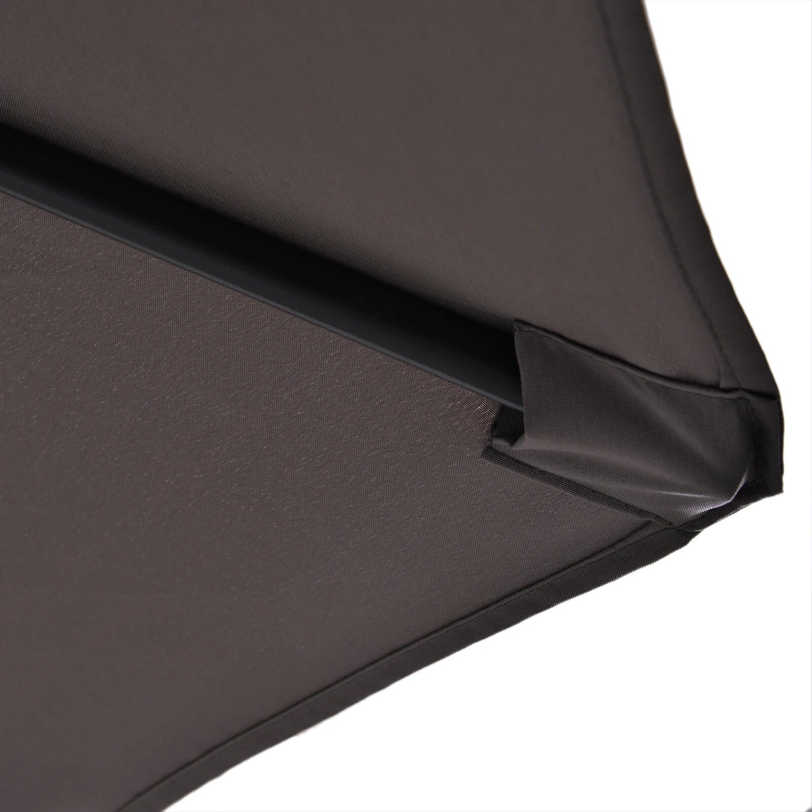 Double Canopy Offset Parasol Garden Umbrella with Steel Pole and 12 Ribs Shade - Home and Garden Furniture Shop - rustic - furniture