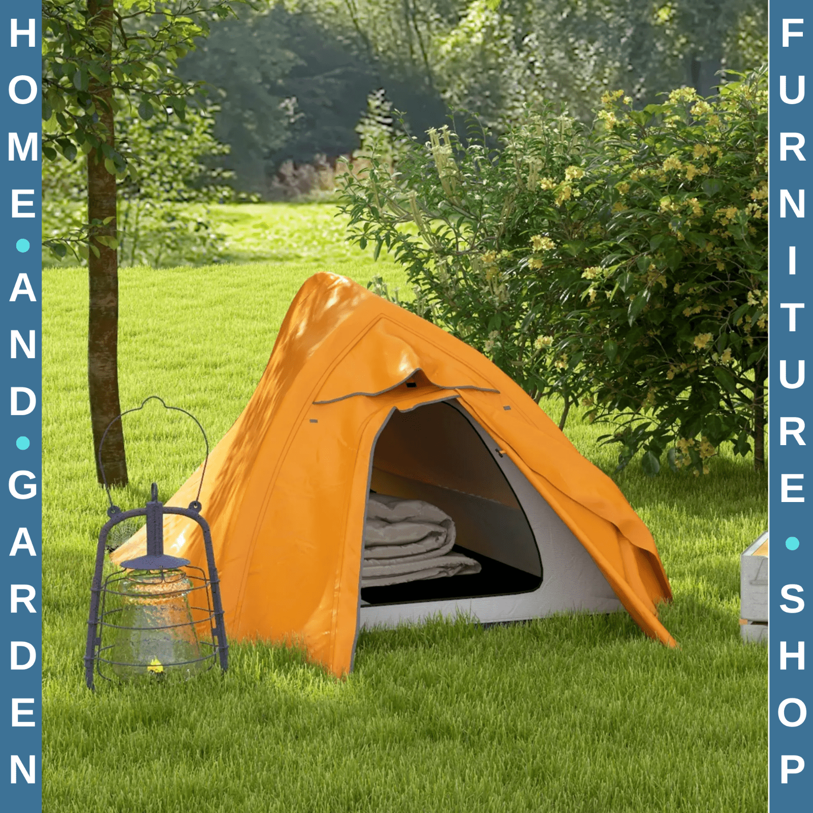Double Layer Camping Tent 1 to 2 Man Waterproof 2000mm Lightweight w/ Carry Bag - Home and Garden Furniture Shop - rustic - furniture