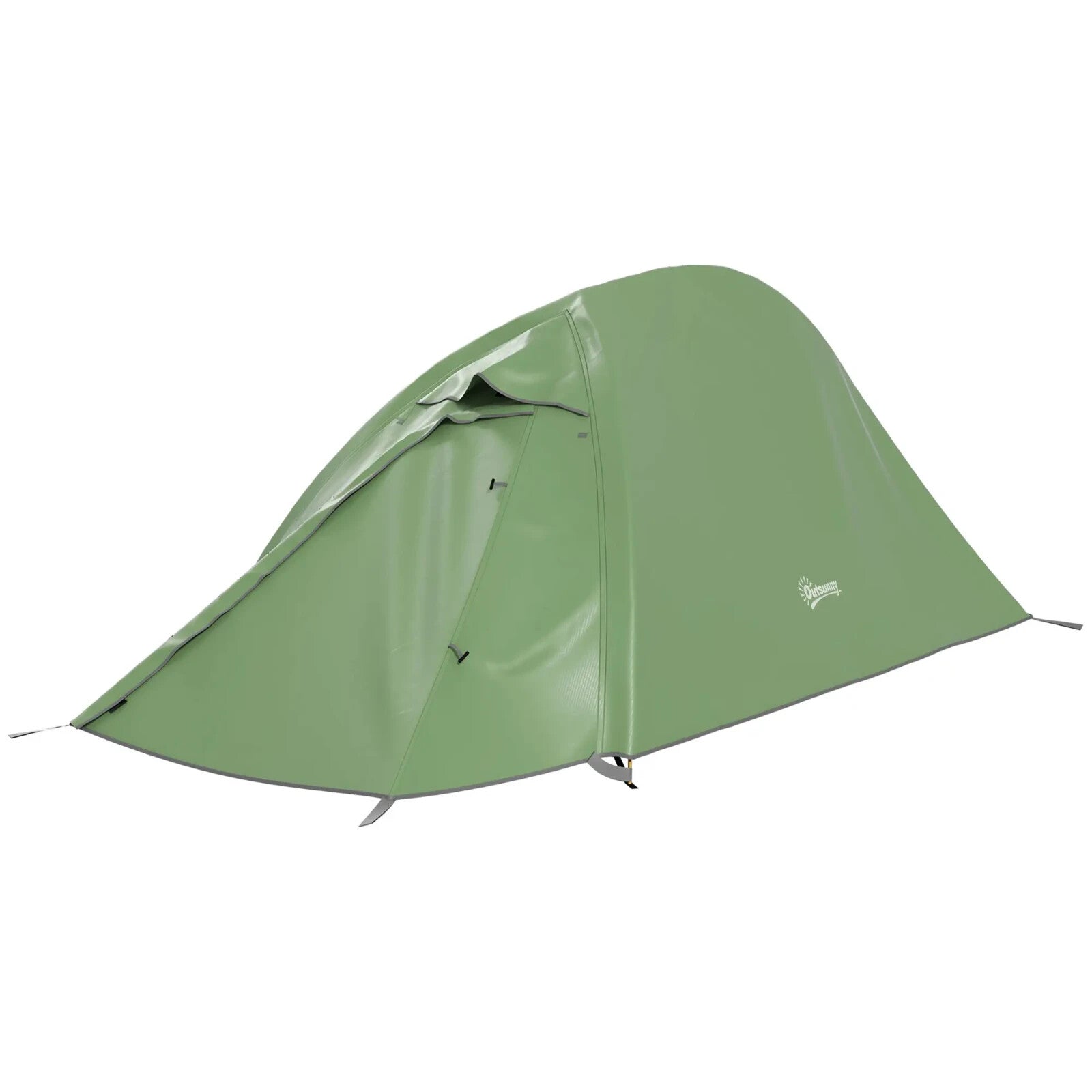 Double Layer Camping Tent 1 to 2 Man Waterproof 2000mm Lightweight w/ Carry Bag - Home and Garden Furniture Shop - rustic - furniture