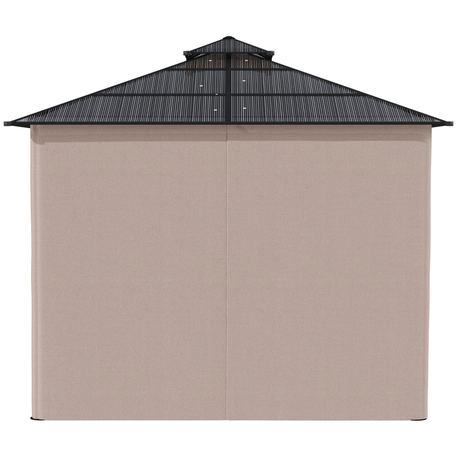 Double Roof Hard Top Gazebo with Sides 3m Party Tent Garden Marquee Patio Cover - Home and Garden Furniture Shop - #rustic - furniture#