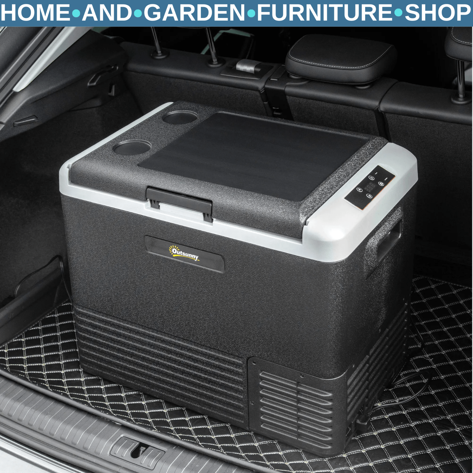 Electric Fridge Compressor Car Fridge Freezer 50L Portable Cooler Box 12v 240v - Home and Garden Furniture Shop - rustic - furniture