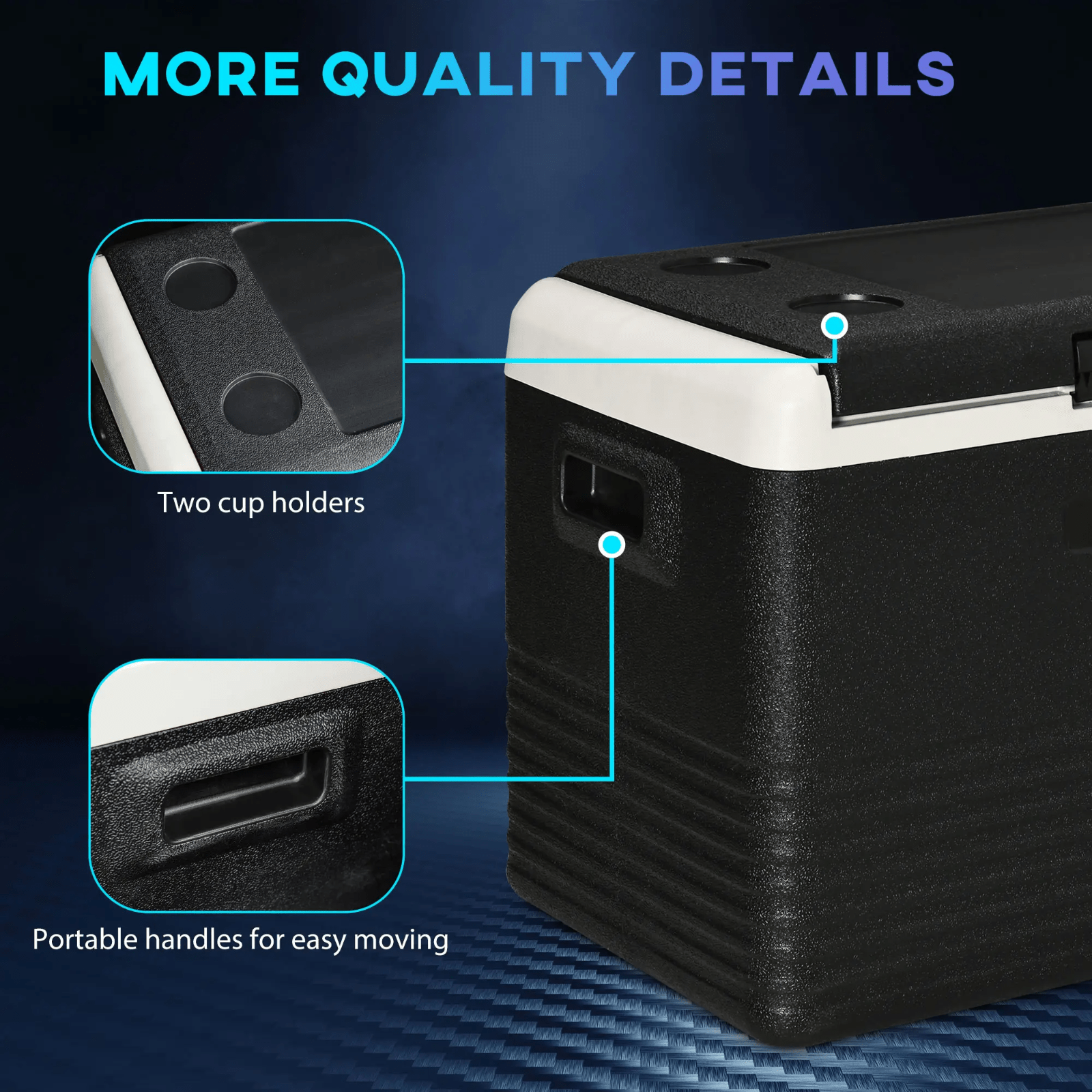 Electric Fridge Compressor Car Fridge Freezer Portable Cooler Box 12v 50L 40L 30 - Home and Garden Furniture Shop - rustic - furniture