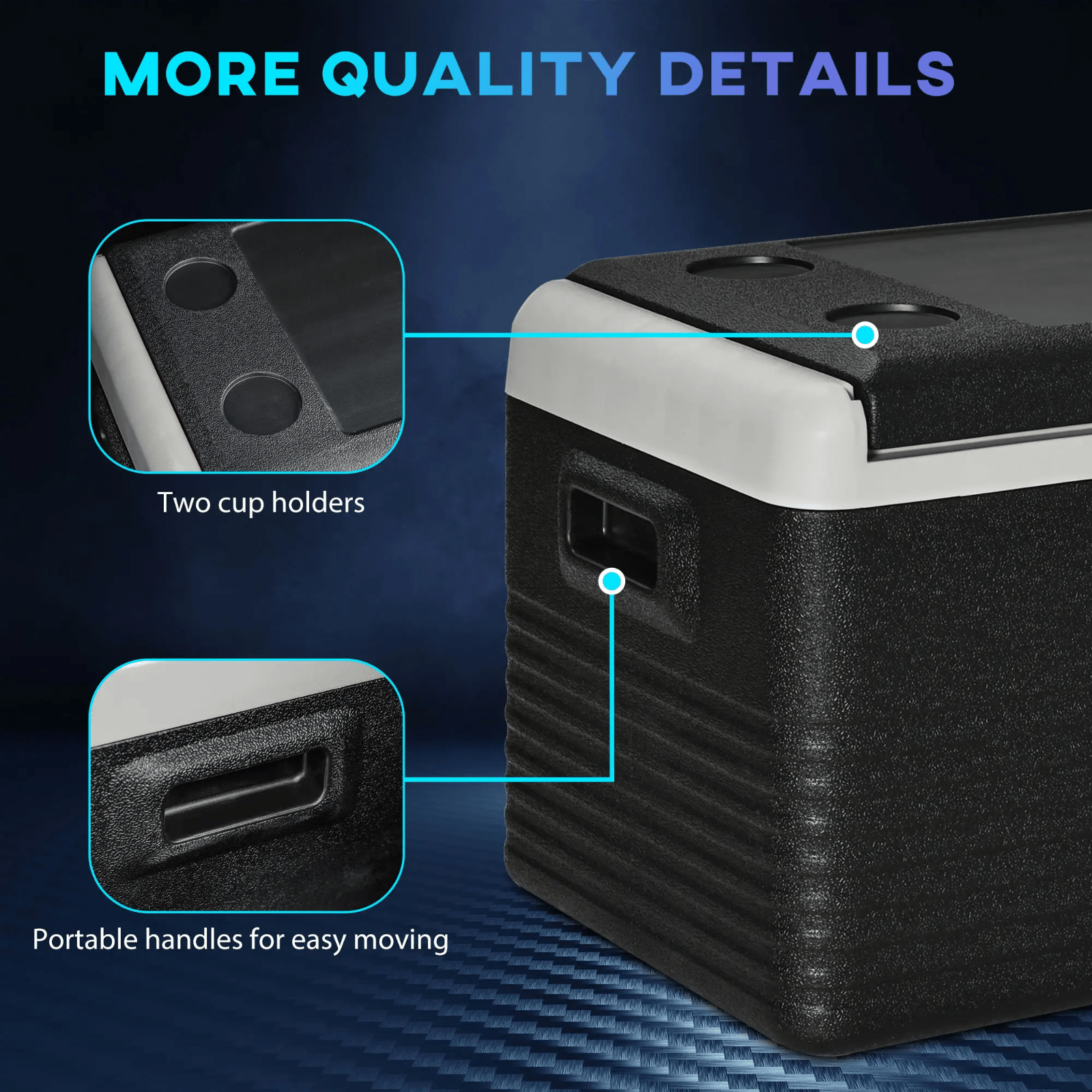 Electric Fridge Compressor Car Fridge Freezer Portable Cooler Box 12v 50L 40L 30 - Home and Garden Furniture Shop - rustic - furniture