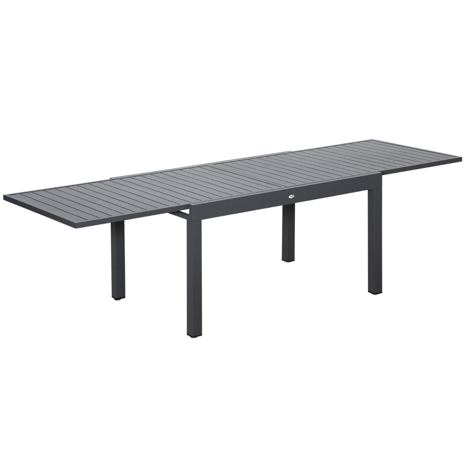 Extendable Garden Table 10 Seater Outdoor Dining Table Aluminium Frame for Patio - Home and Garden Furniture Shop - rustic - furniture