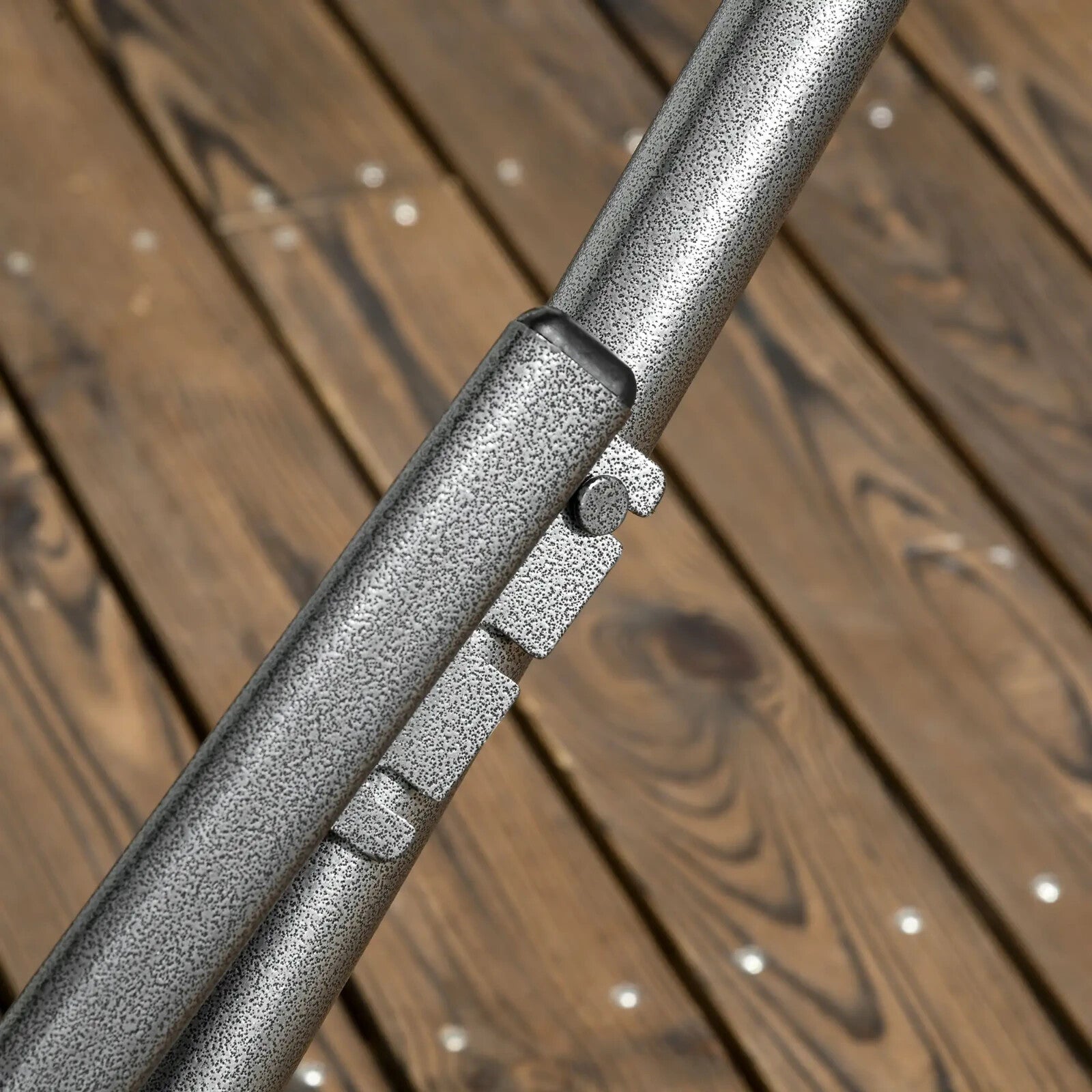 Foldable Hammock & Stand 2 - in - 1 Clothes Dryer Portable Metal Frame Outdoor Use - Home and Garden Furniture Shop - rustic - furniture