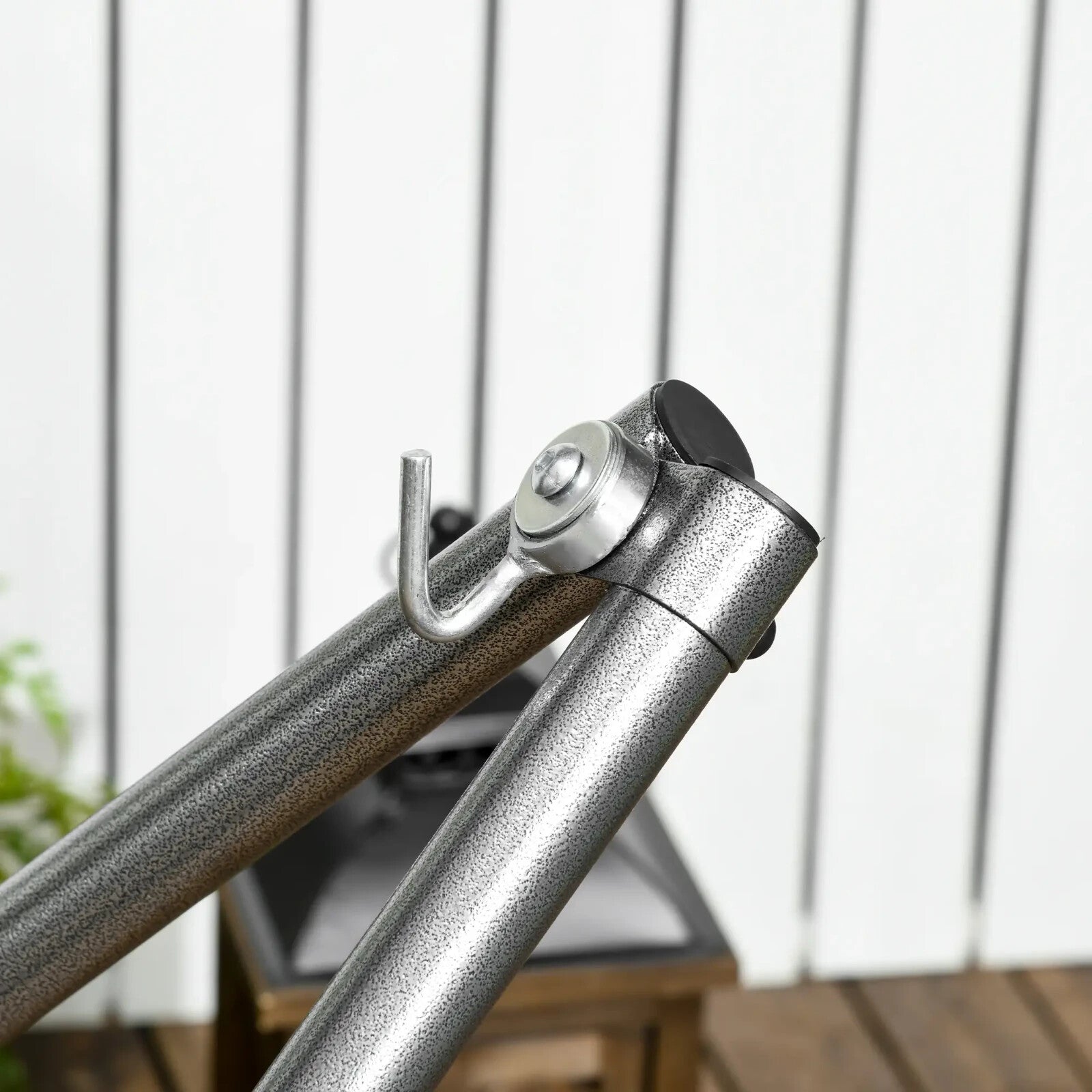 Foldable Hammock & Stand 2 - in - 1 Clothes Dryer Portable Metal Frame Outdoor Use - Home and Garden Furniture Shop - rustic - furniture