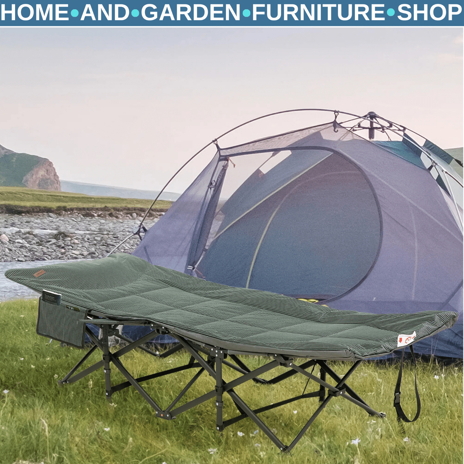 Foldable Padded Sun Lounger Recliner Chair with 170 Degree Backrest & Carry Bag - Home and Garden Furniture Shop - #rustic - furniture#