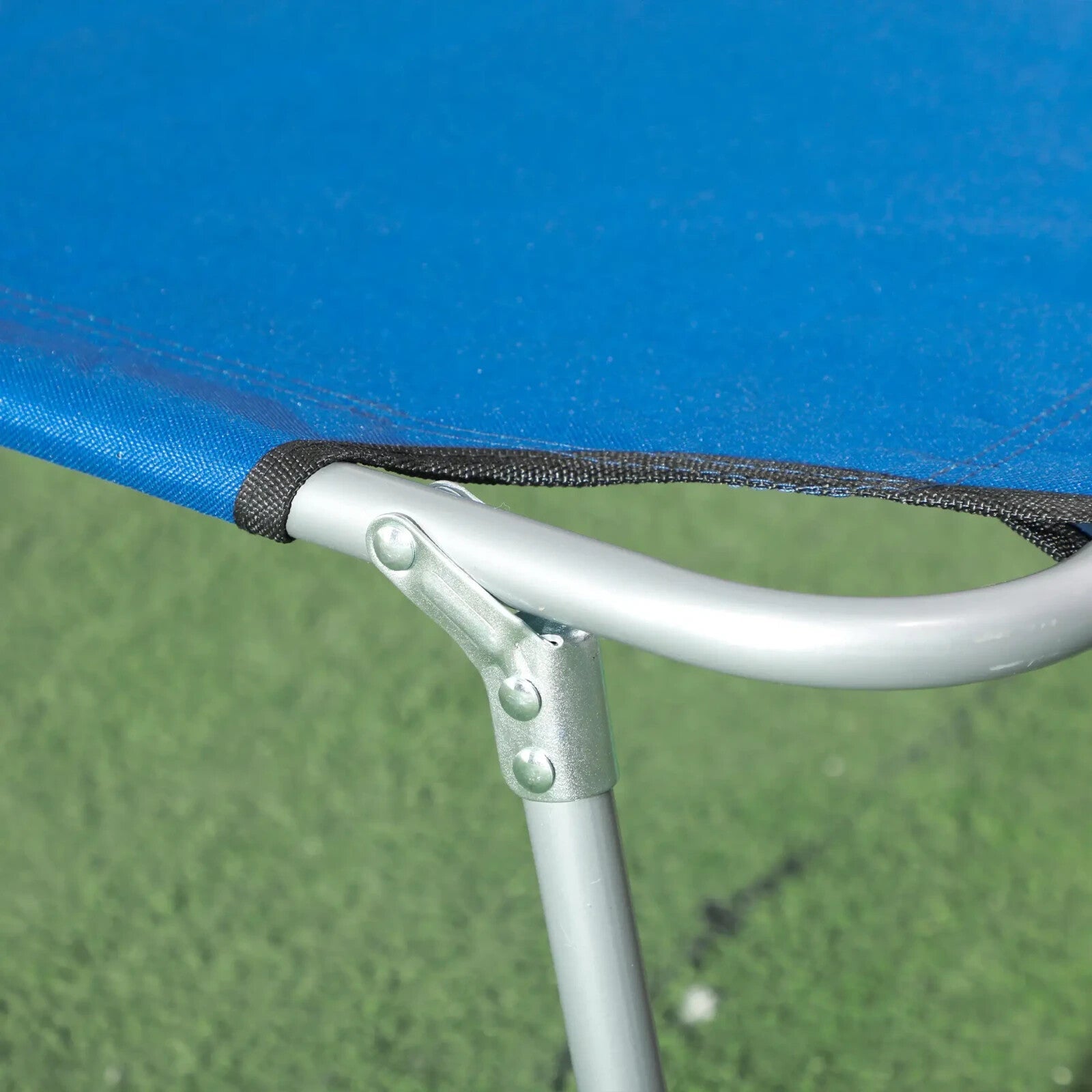 Foldable Sun Lounger Set of 2 with 4 Level Reclining Backrest for Outdoor Use - Home and Garden Furniture Shop - rustic - furniture