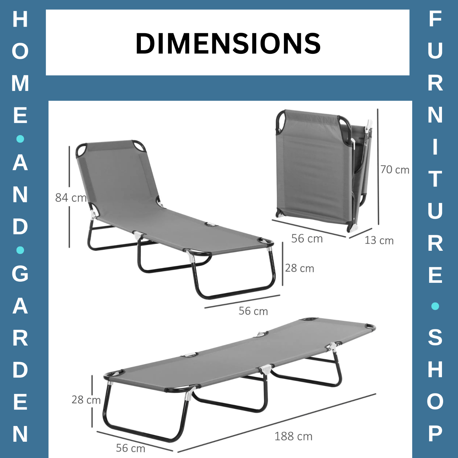 Folding Sun Loungers Set of 2 Outdoor Day Beds with Adjustable Backrest Garden - Home and Garden Furniture Shop - rustic - furniture