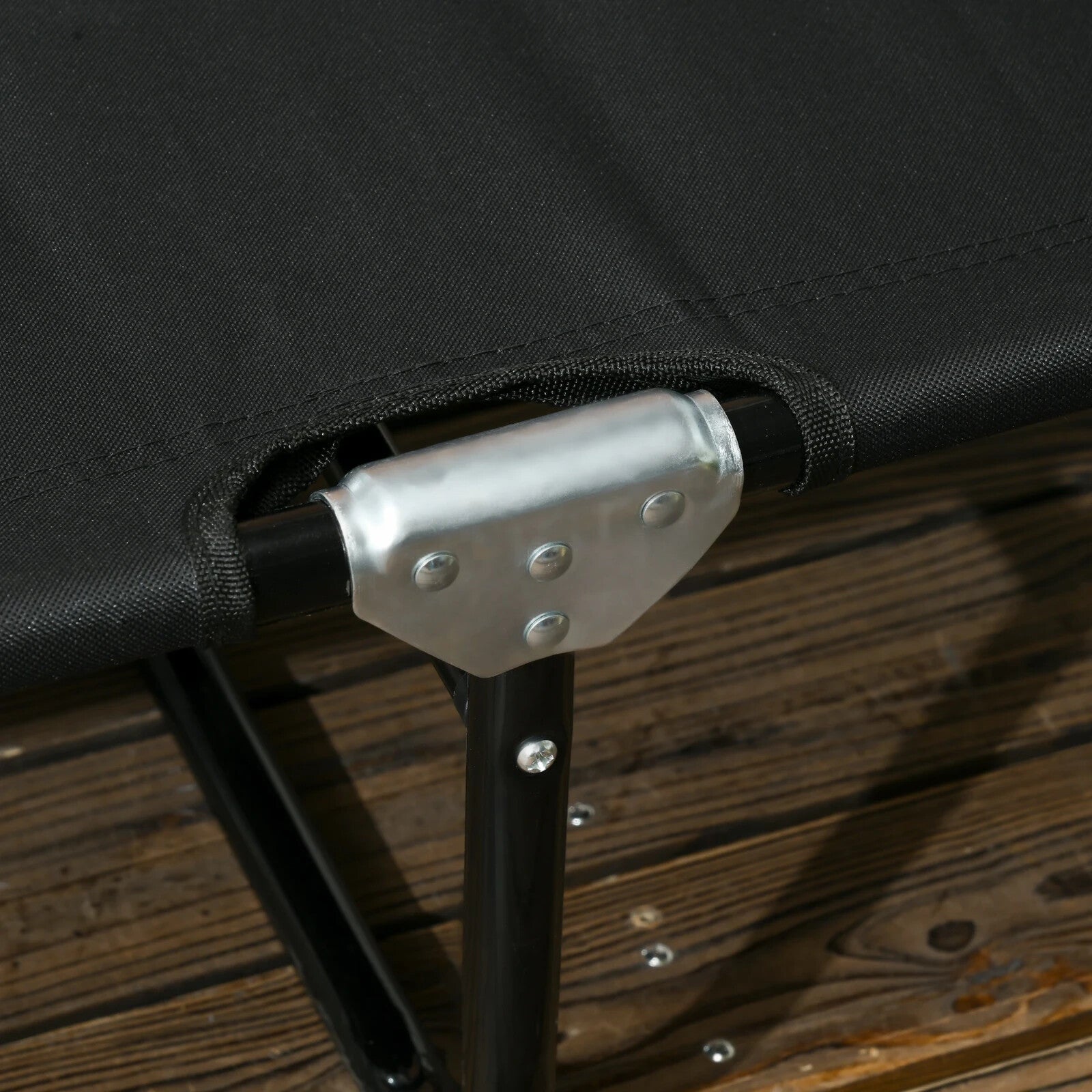 Folding Sun Loungers Set of 2 Reclining Garden Chairs Outdoor Day Bed Furniture - Home and Garden Furniture Shop - rustic - furniture