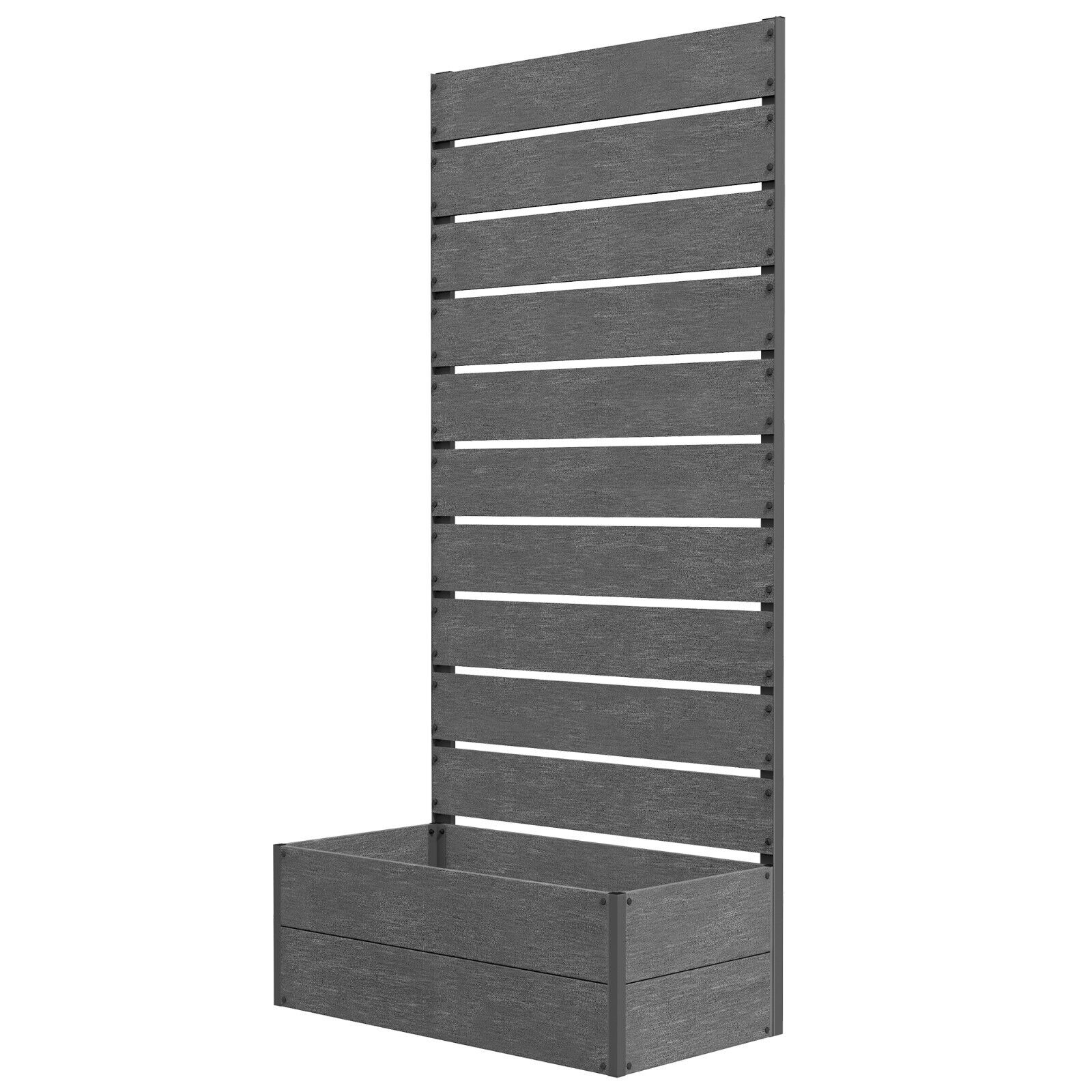 Freestanding Garden Planter with Trellis Raised Bed for Climbing Plants Outdoor - Home and Garden Furniture Shop - #rustic - furniture#