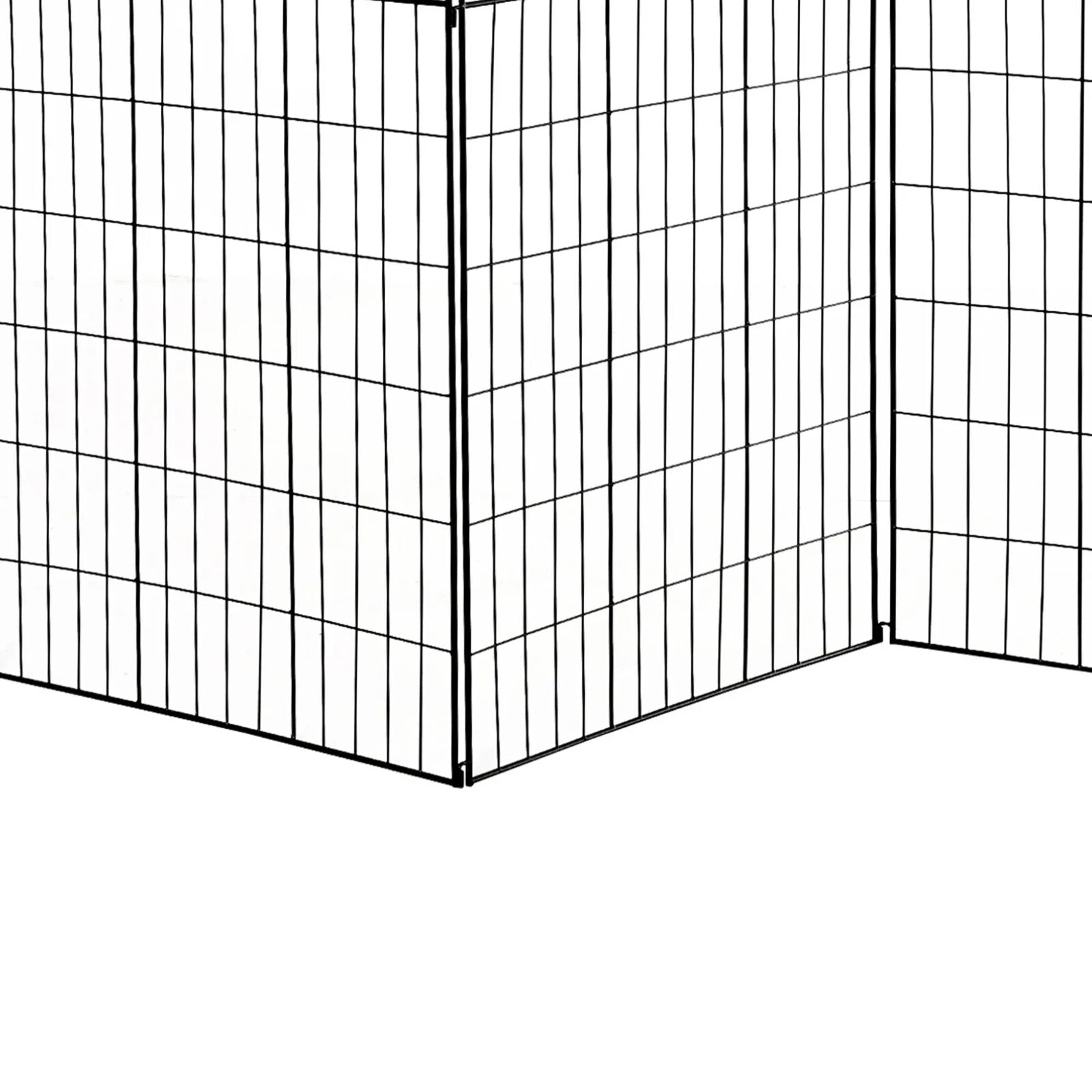 Garden Decorative Fence 4 Panels Steel Border Edging for Landscaping 365x112 cm - Home and Garden Furniture Shop - rustic - furniture