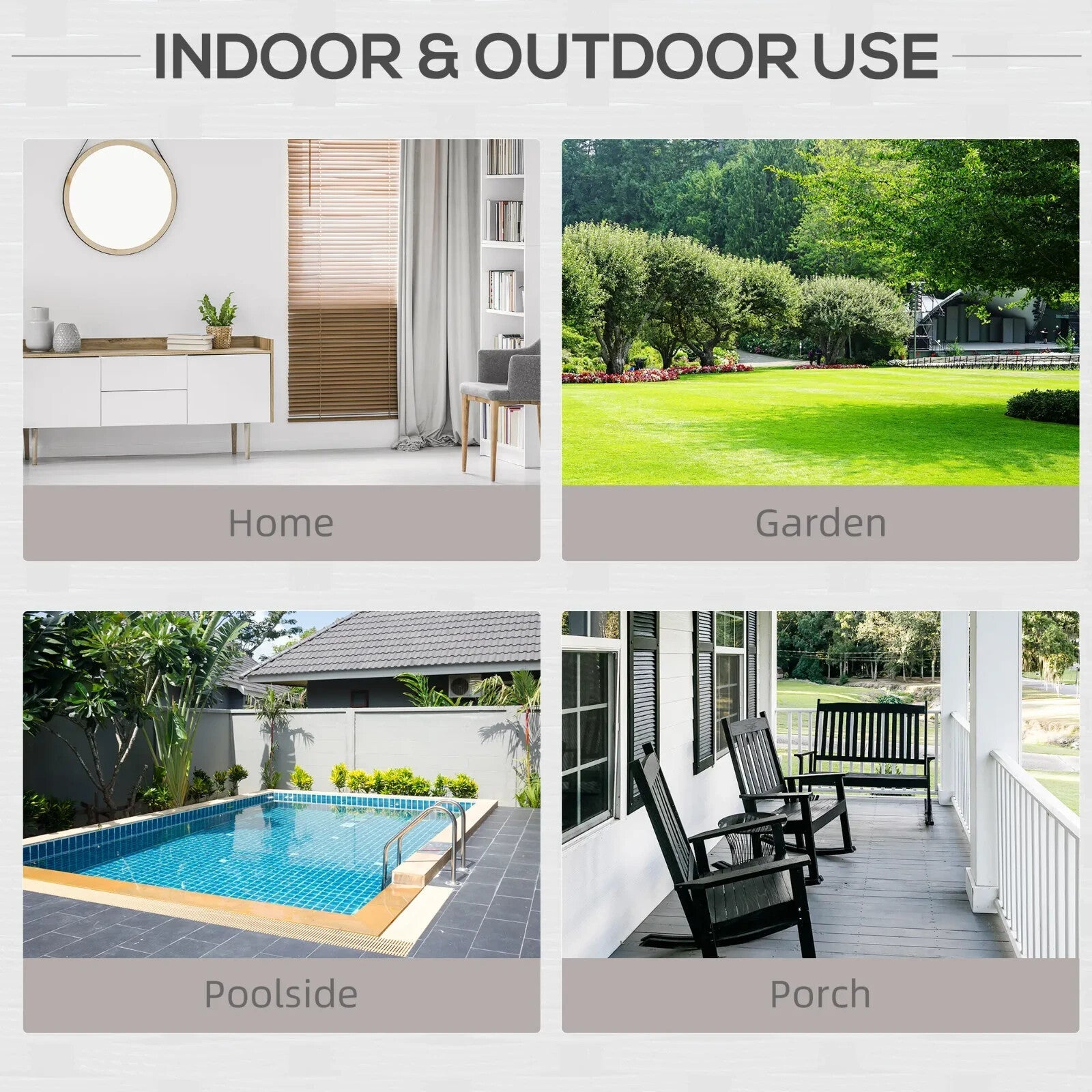 Garden Patio Rattan Wicker Furniture Single Cube Chair Sofa Outdoor Grey - Home and Garden Furniture Shop - rustic - furniture