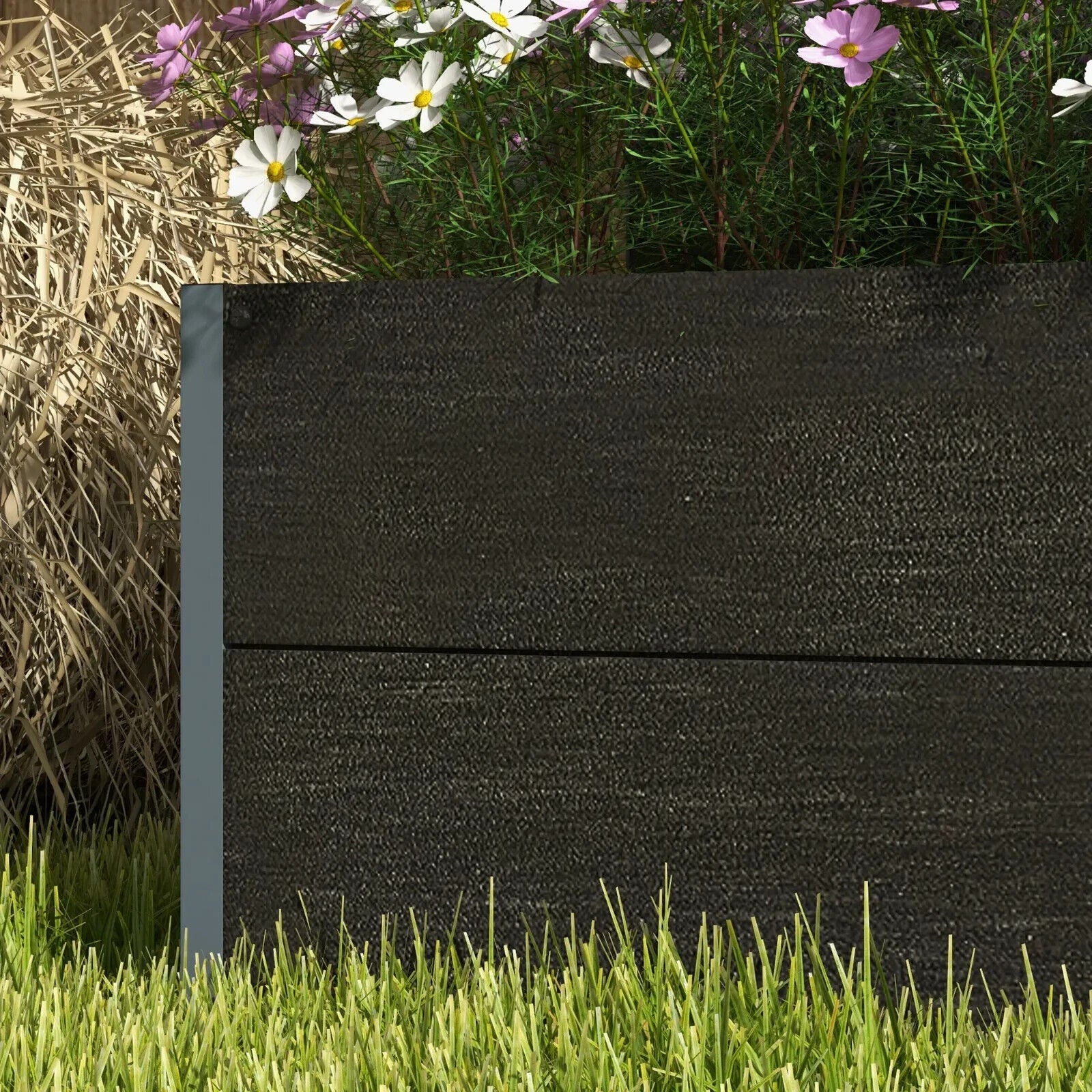 Garden Planter Box w/ Back Trellis Raised Bed for Climbing Plants 34 x 69.5cm - Home and Garden Furniture Shop - #rustic - furniture#