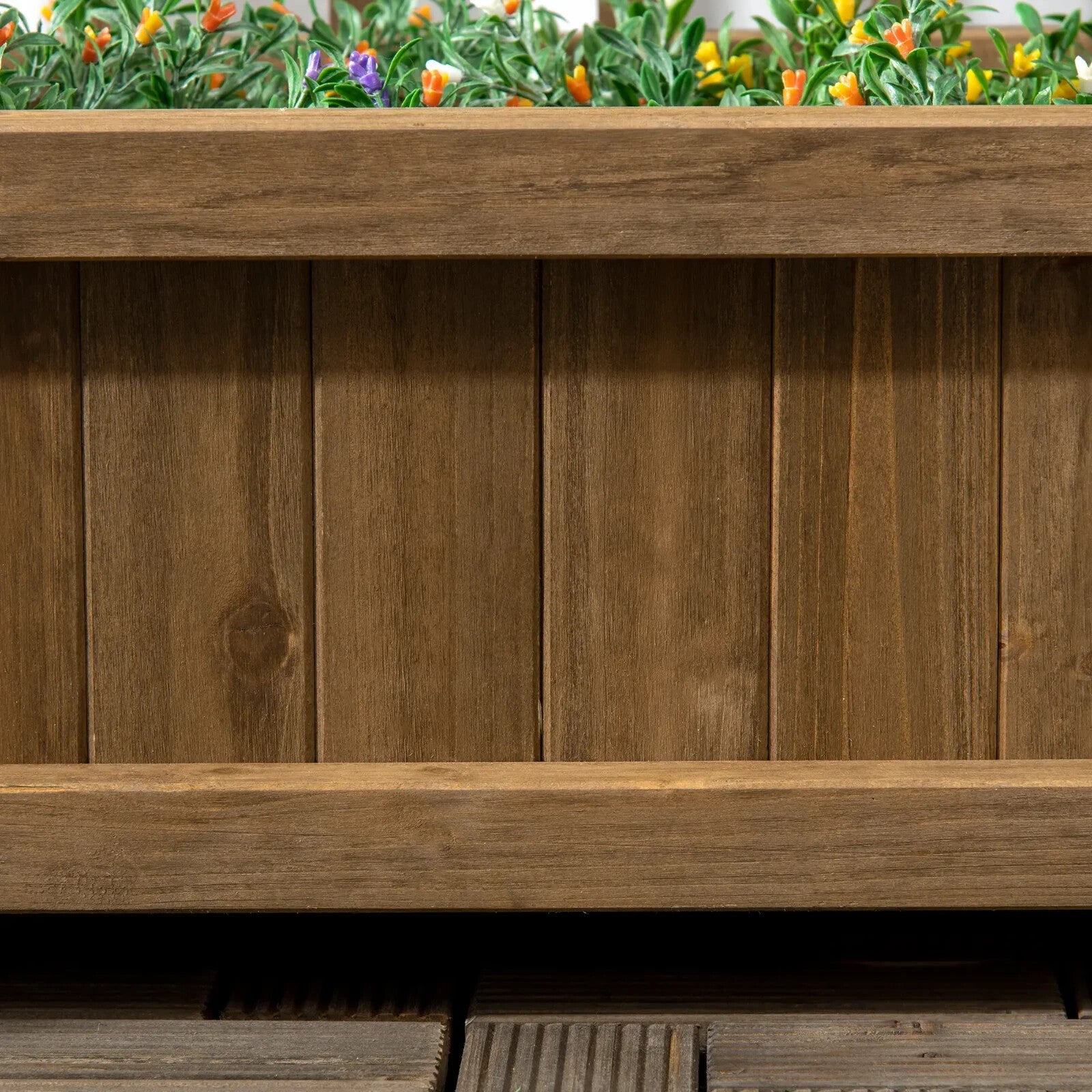 Garden Planters with Trellis for Climbing Vines Raised Beds Flower Pot Outdoor - Home and Garden Furniture Shop - rustic - furniture