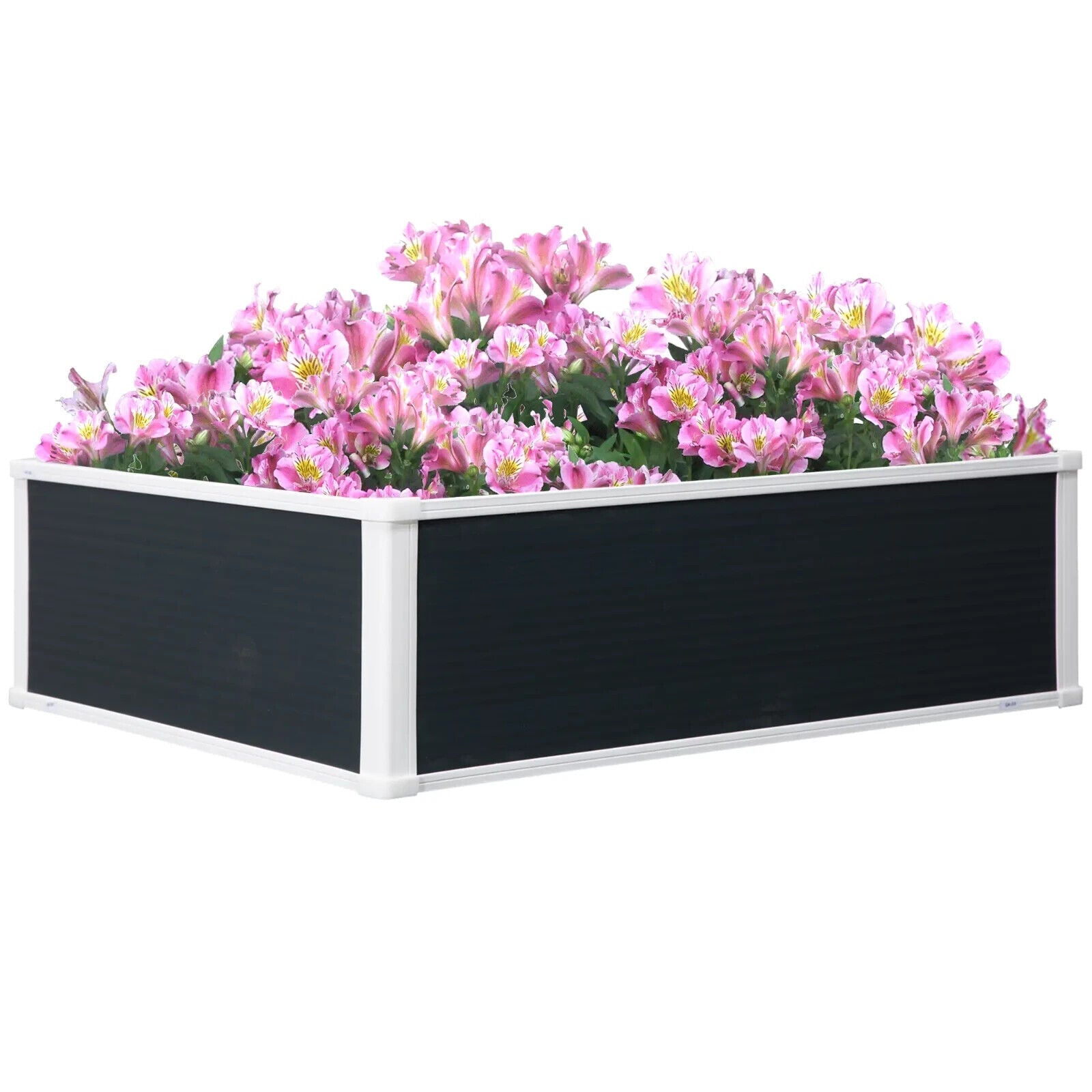 Garden Raised Bed Planter Box PP Grow Container for Vegetable or Flower 100x80cm - Home and Garden Furniture Shop - #rustic - furniture#