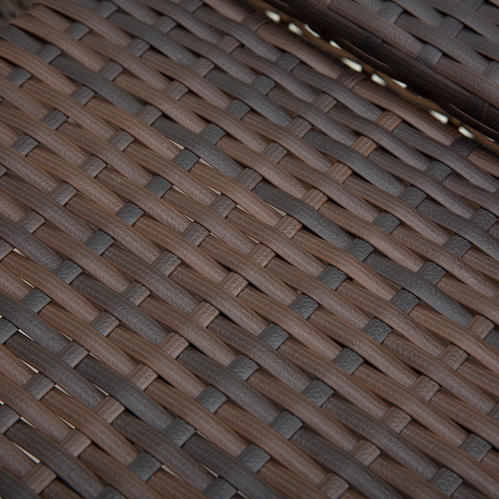 Garden Rattan Sun Lounger Set of 2 Seater Patio Daybed Sun Bed Outdoor Furniture - Home and Garden Furniture Shop - rustic - furniture