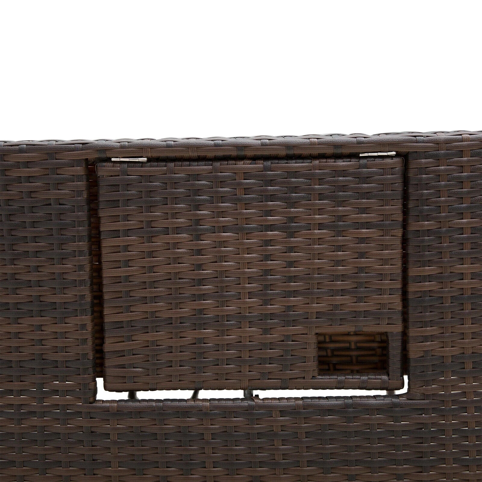 Garden Rattan Sun Lounger Set of 2 Seater Patio Daybed Sun Bed Outdoor Furniture - Home and Garden Furniture Shop - #rustic - furniture#