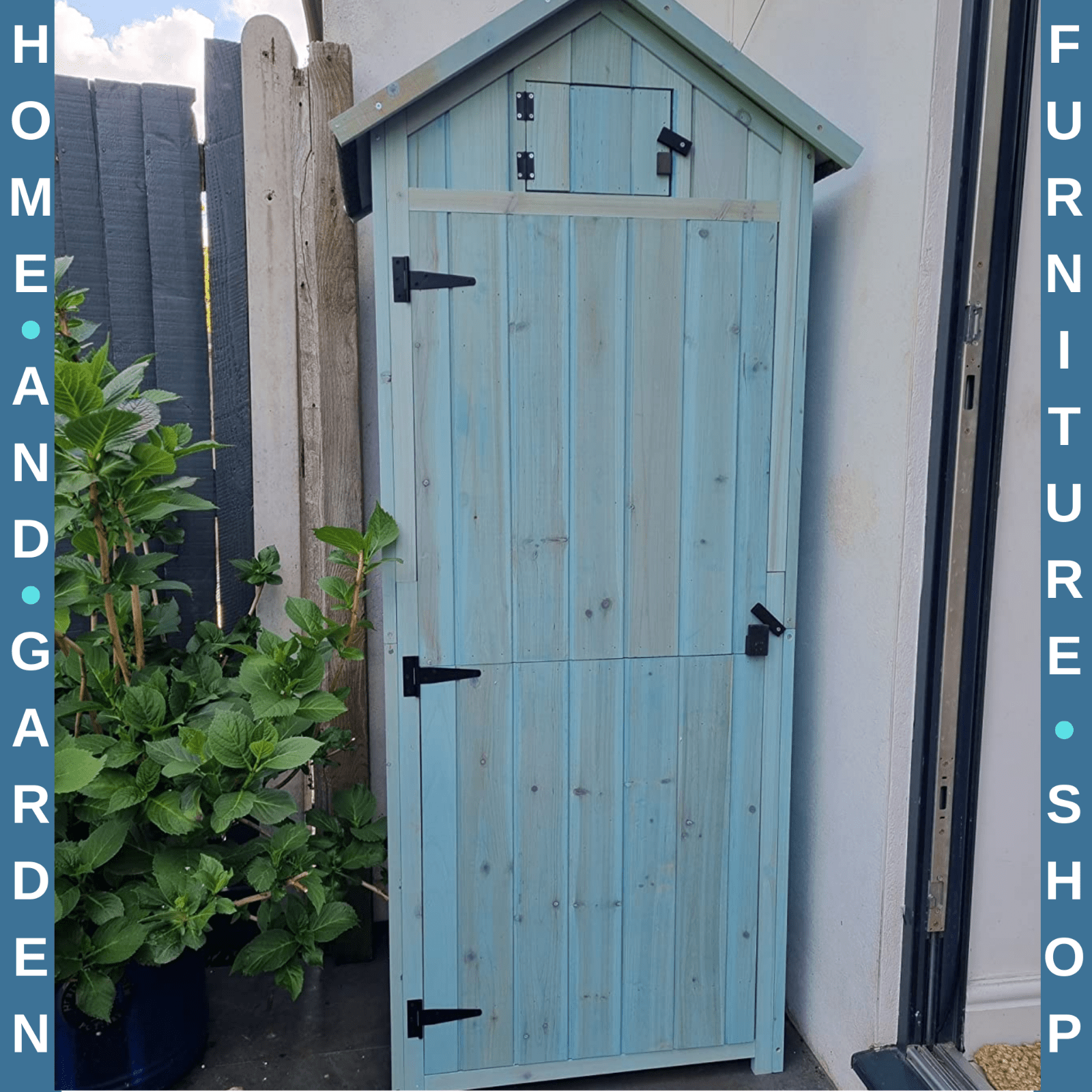 Garden Shed Storage 77x54x179cm Tool House w/ 3 Shelves and Asphalt Roof Outdoor - Home and Garden Furniture Shop - #rustic - furniture#
