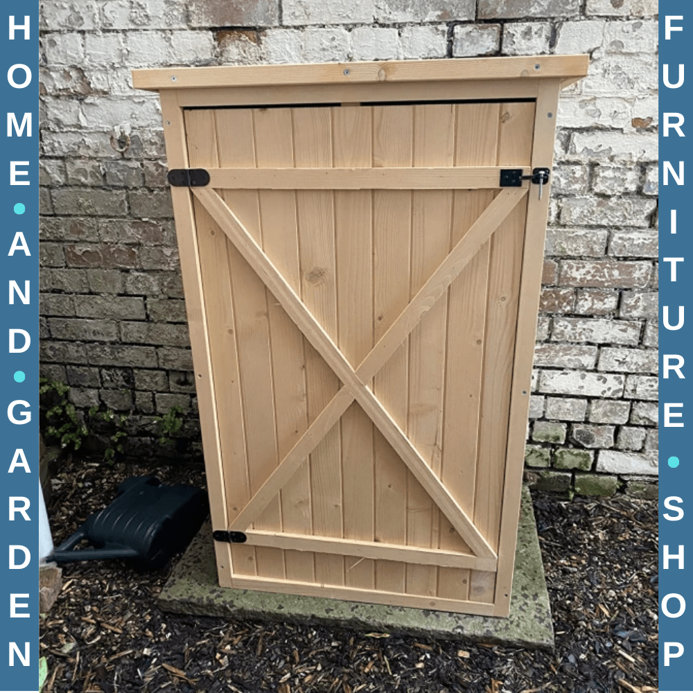 Garden Shed Wooden Garden Tool Storage Shed w/ 2 Shelves 75 x 56 x115cm - Home and Garden Furniture Shop - rustic - furniture