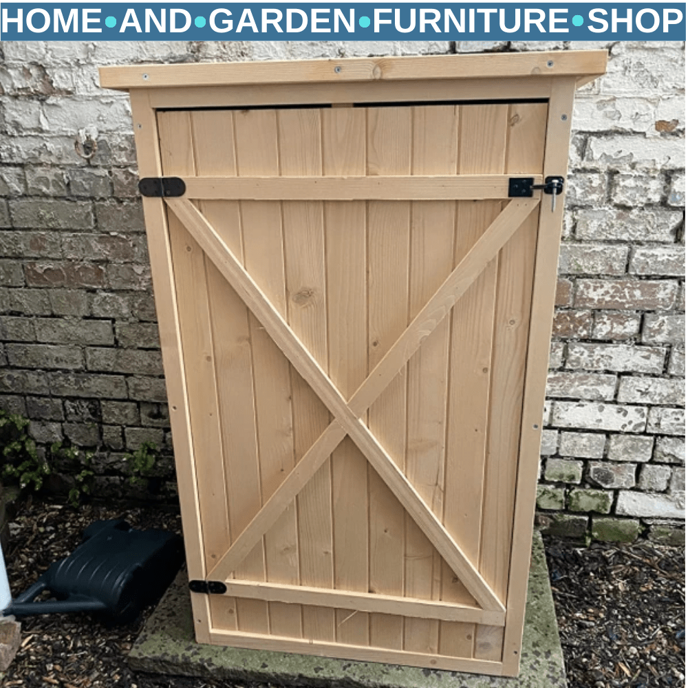 Garden Shed Wooden Garden Tool Storage Shed w/ 2 Shelves 75 x 56 x115cm - Home and Garden Furniture Shop - rustic - furniture