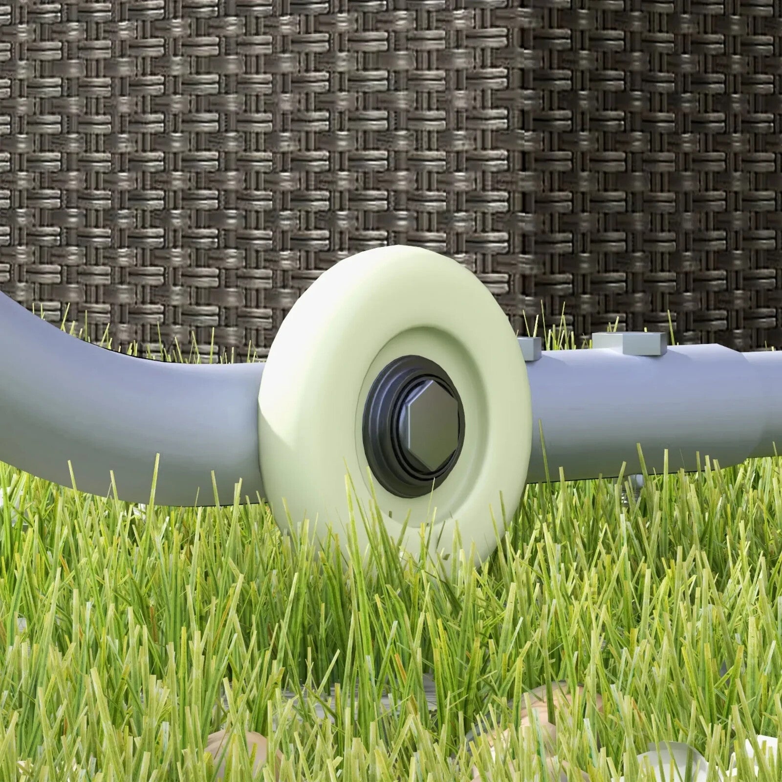 Gazebo Pergola Kit Portable Event Shelter with Wheels & Sandbags Dark Grey - Home and Garden Furniture Shop - rustic - furniture