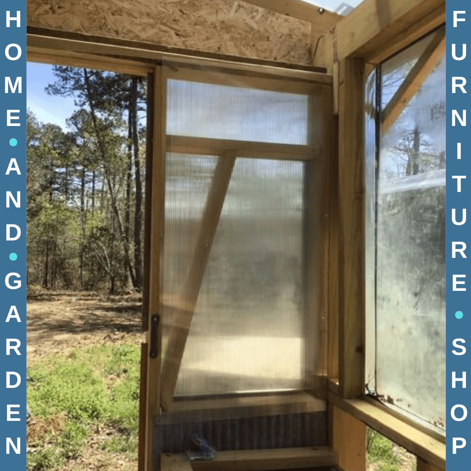 Greenhouse Panels 14 - Piece UV - Resistant Polycarbonate Roofing Sheets Clear - Home and Garden Furniture Shop - rustic - furniture