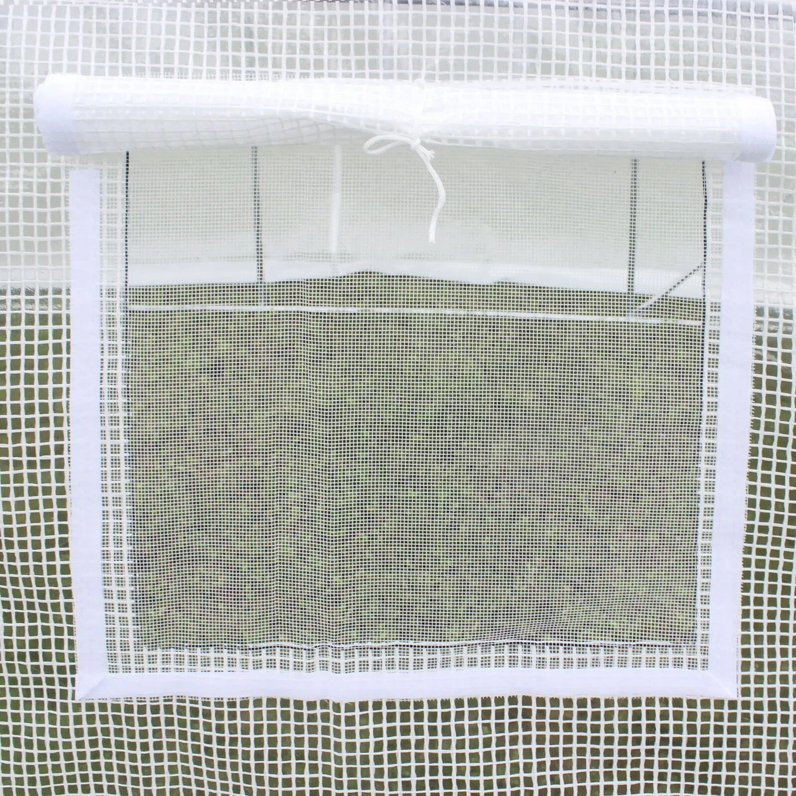Greenhouse Replacement Cover For Tunnel Walk In W/ Roll - Up & Zipper Door White - Home and Garden Furniture Shop - rustic - furniture