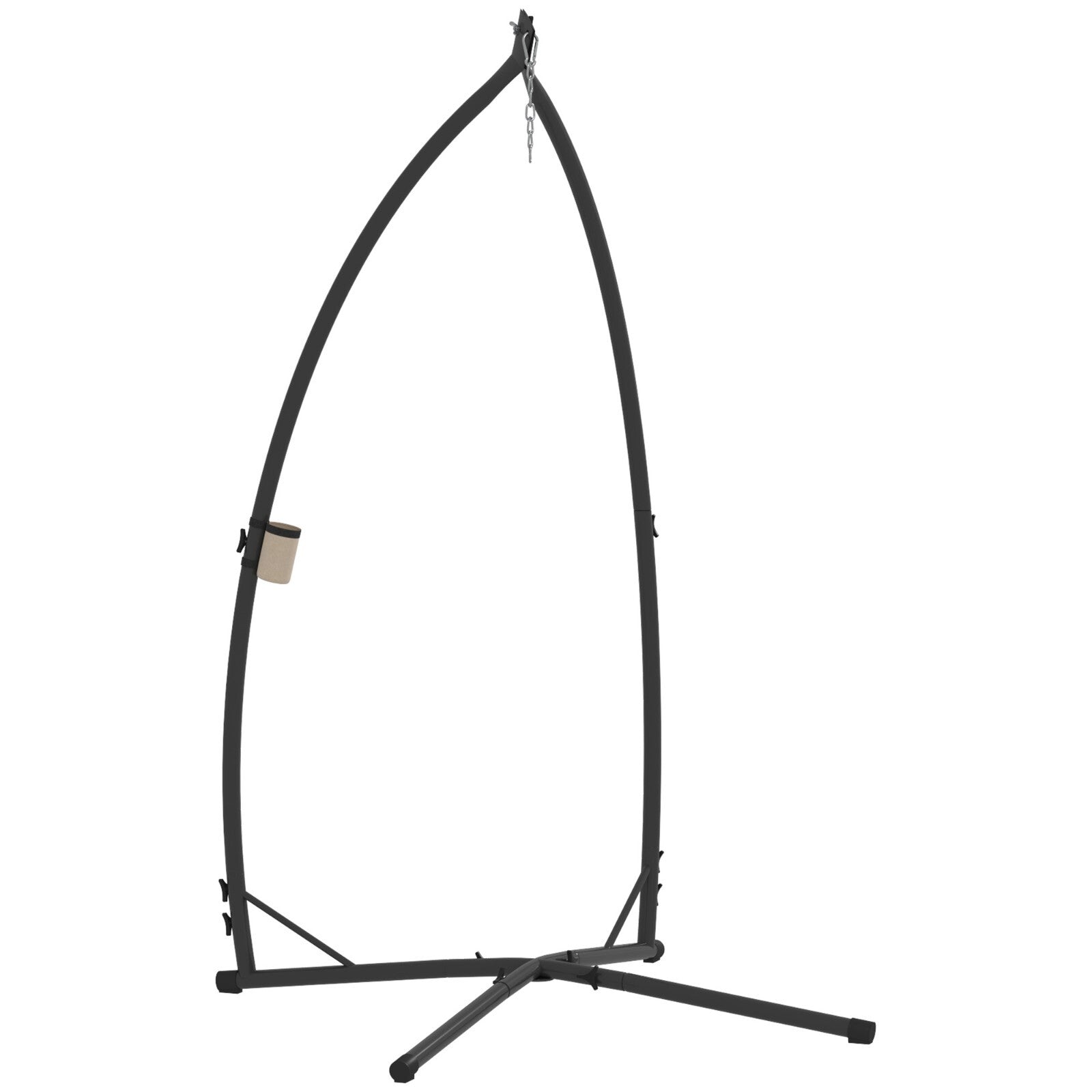 Hammock Chair Stand Heavy Duty Steel Frame w/ X Shape Base for Garden Egg Swing - Home and Garden Furniture Shop - rustic - furniture