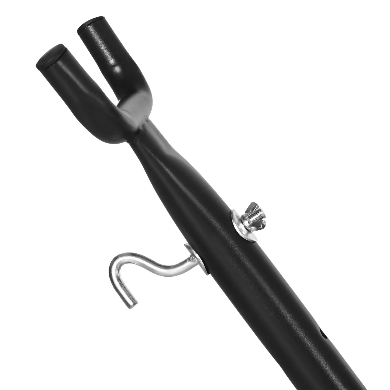 Hammock Stand Heavy Duty Metal Frame Weather - Resistant w/ 6 - Level Adjust Black - Home and Garden Furniture Shop - rustic - furniture