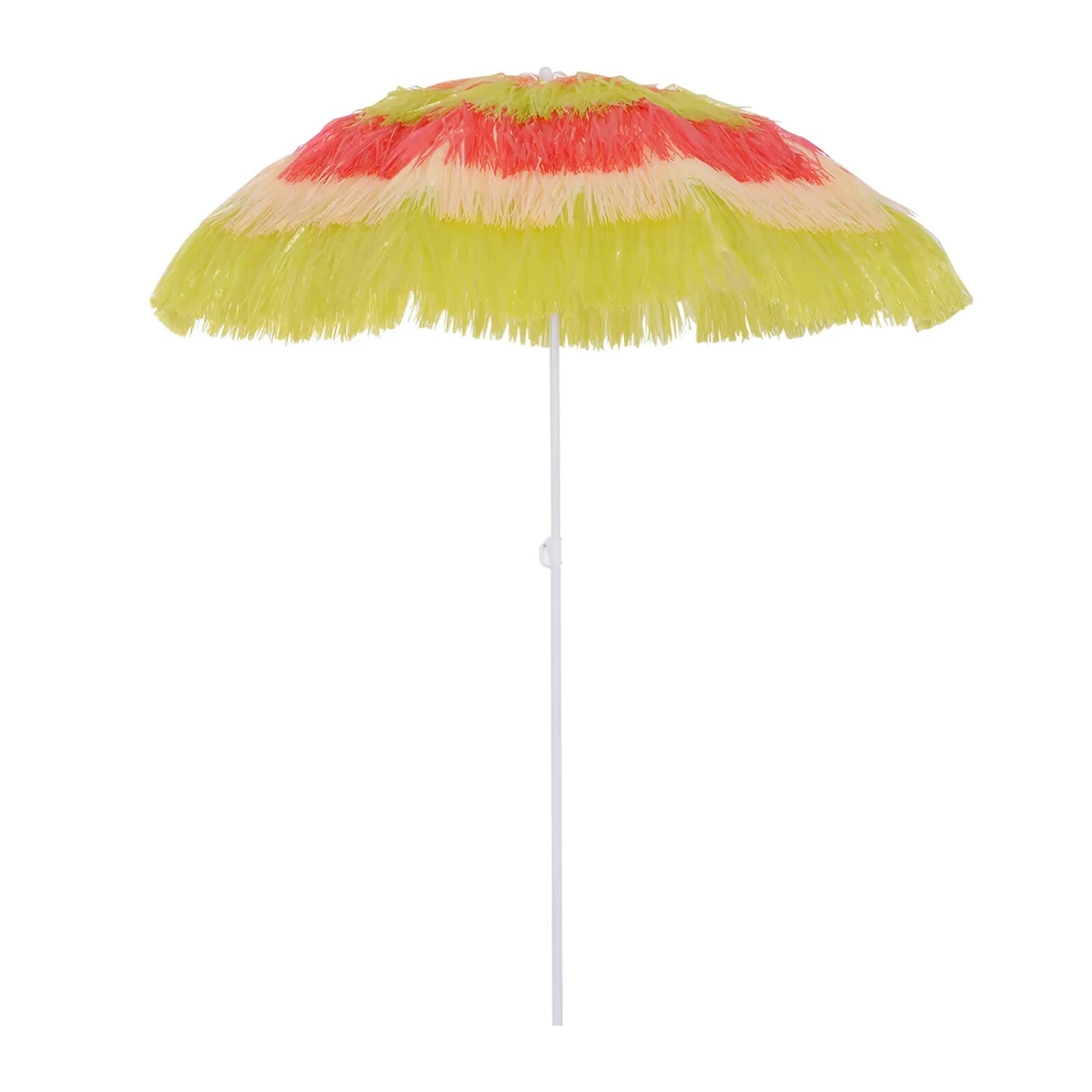 Hawaiian Parasol Sun Shelter Folding Tilting Crank Powder - Coated Multi - Colour - Home and Garden Furniture Shop - rustic - furniture