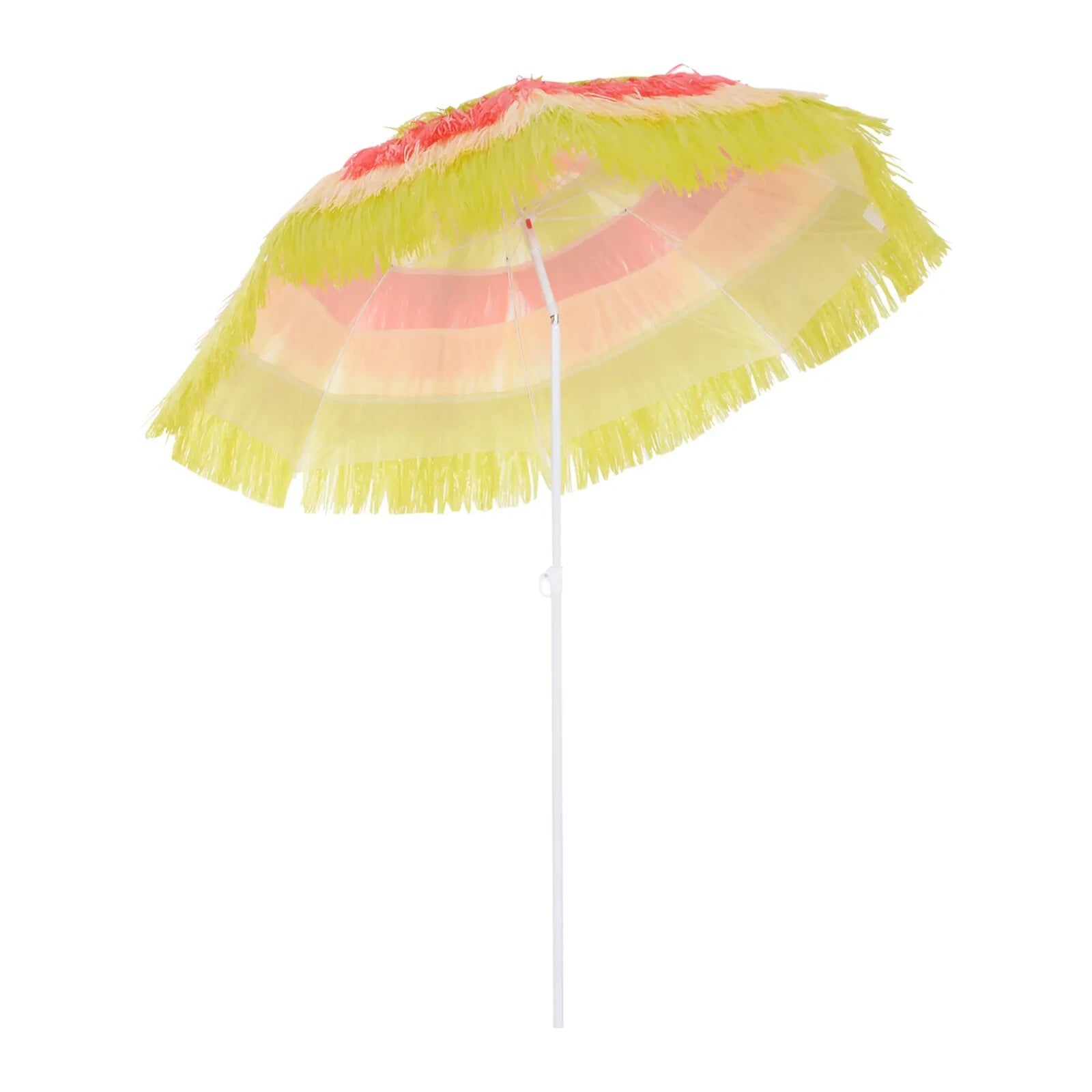 Hawaiian Parasol Sun Shelter Folding Tilting Crank Powder - Coated Multi - Colour - Home and Garden Furniture Shop - rustic - furniture