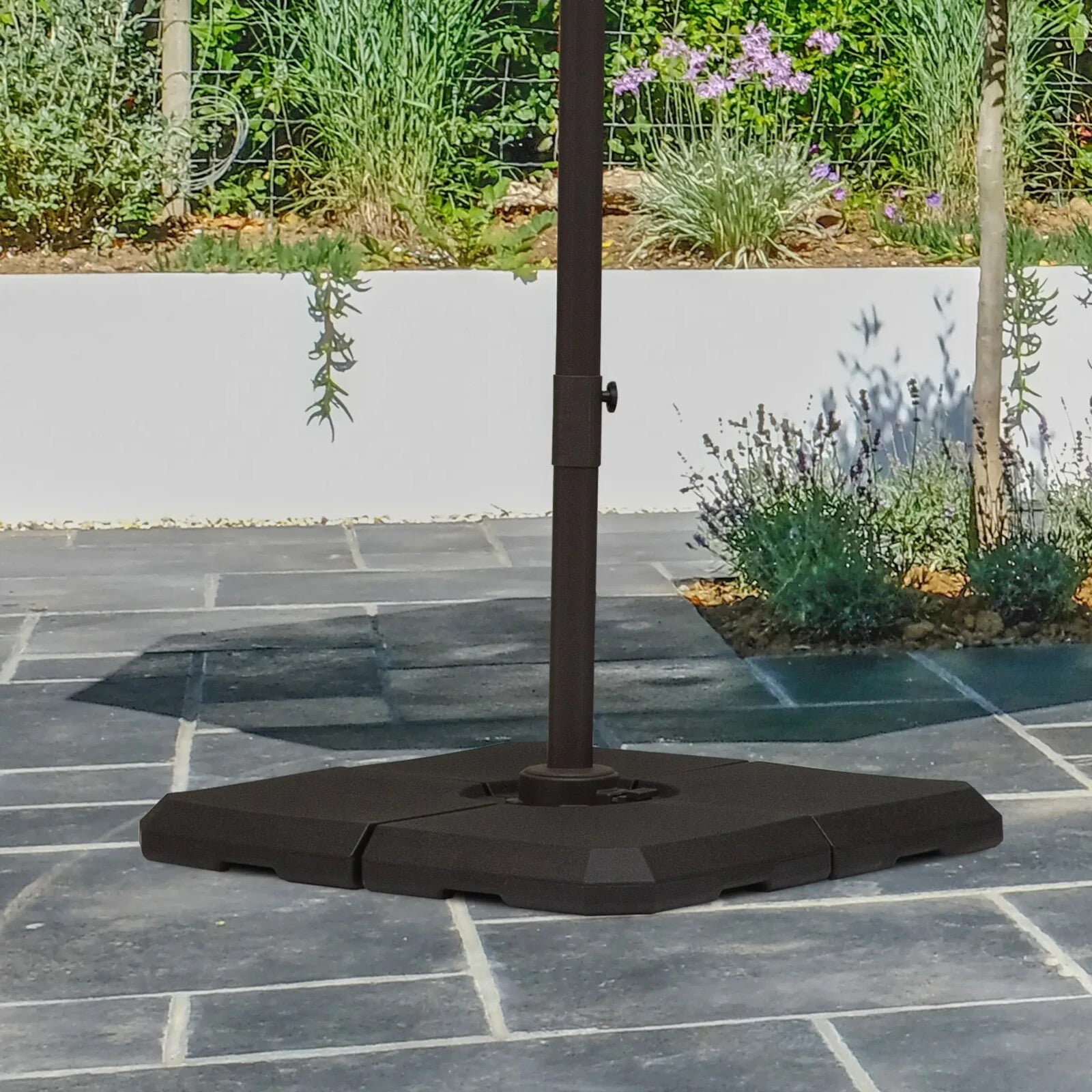 Heavy Duty Fillable Parasol Base Stand Sand or Water Garden Umbrella Weight - Home and Garden Furniture Shop - rustic - furniture
