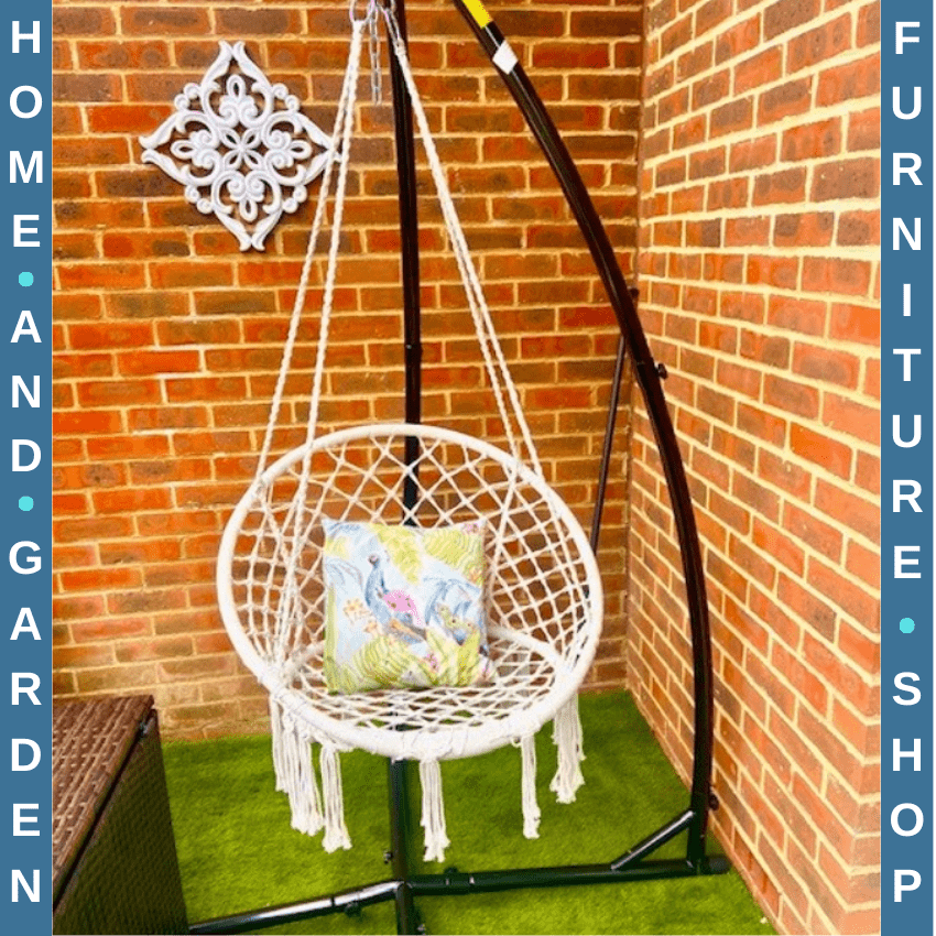 Heavy Duty Metal C - Stand for Hammock Chair Outdoor Swing Seat Support Frame - Home and Garden Furniture Shop - rustic - furniture