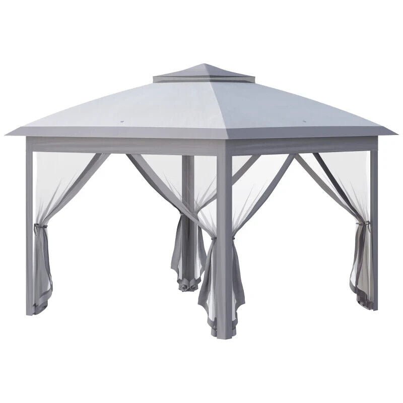 Heavy Duty Pop Up Gazebo Marquee with Sides Canopy Tent Camping Carrying Bag Set - Home and Garden Furniture Shop - #rustic - furniture#