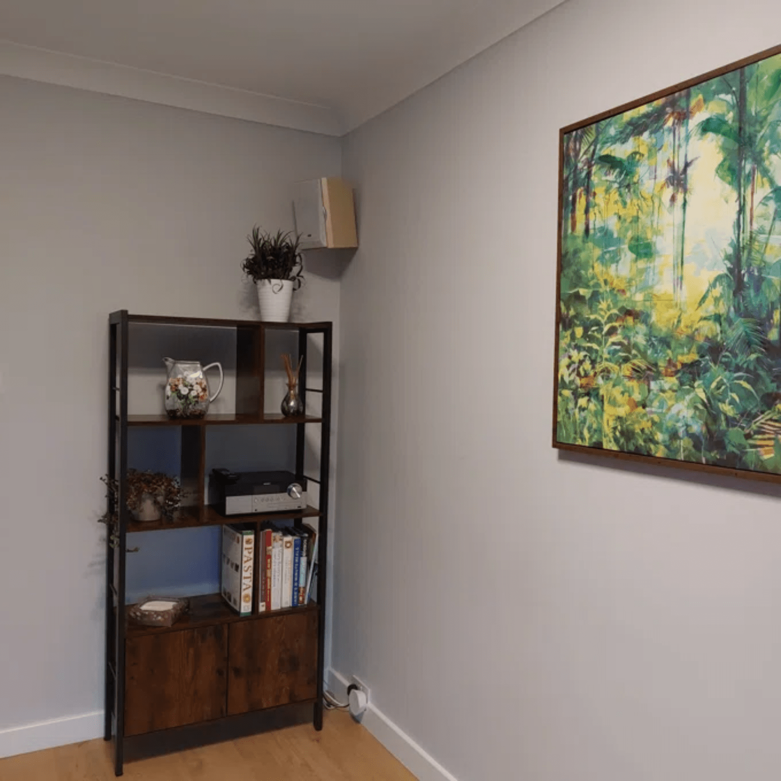 Industrial Bookcase Cupboard Tall Rustic Bookshelf 5 Tier Rustic Shelving Unit - Home and Garden Furniture Shop - rustic - furniture