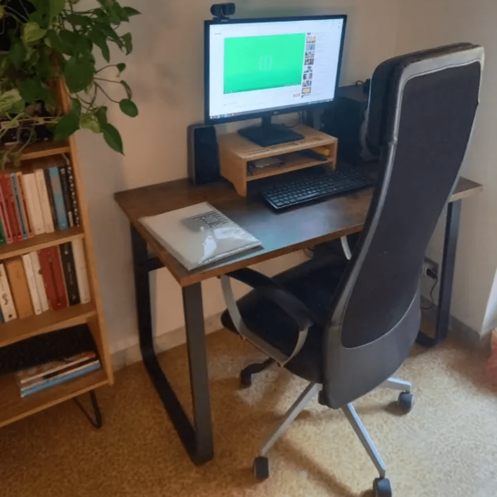 Industrial Computer Desk Laptop Table Home Office Study Workstation Writing Desk - Home and Garden Furniture Shop - rustic - furniture