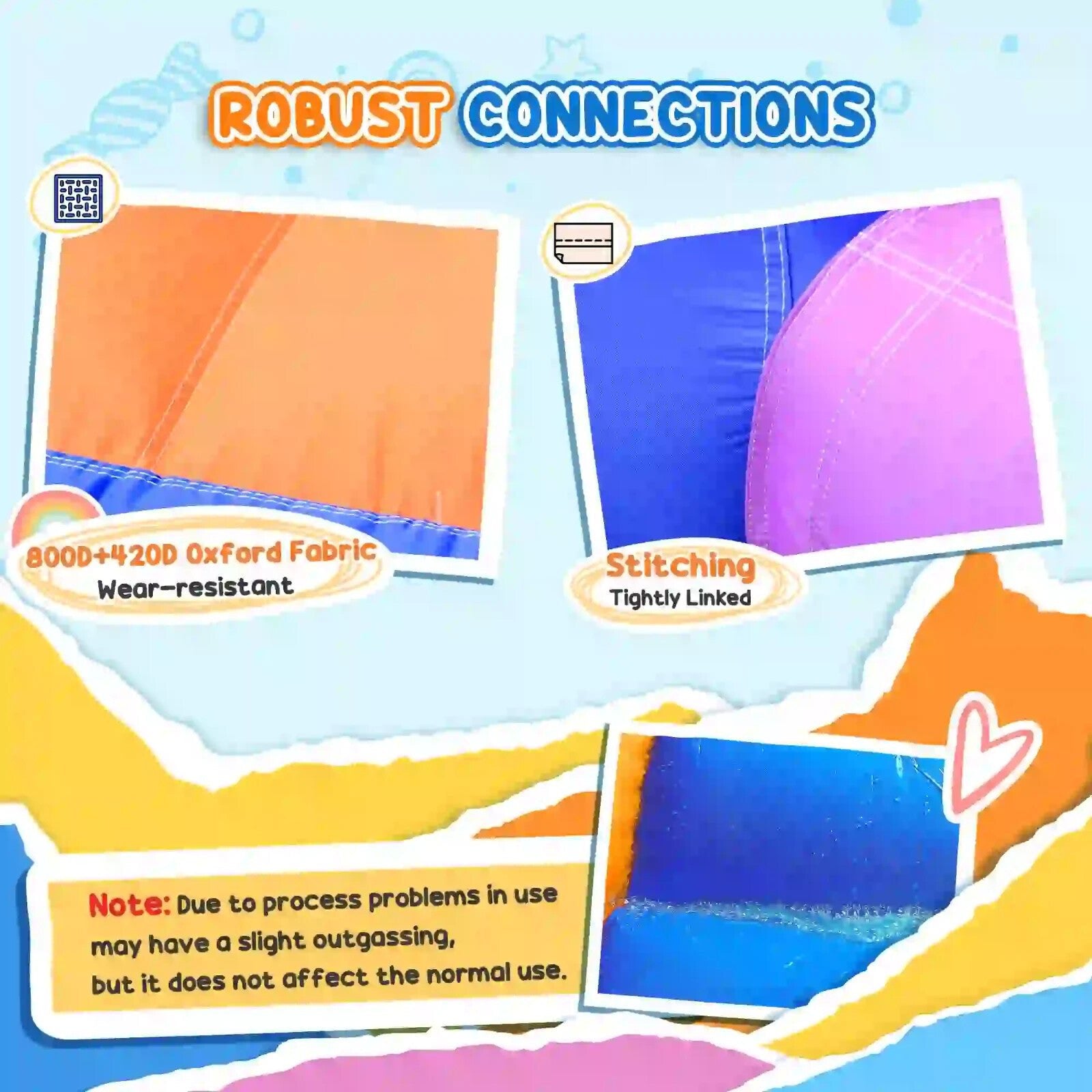 Kid Bouncy Castle Inflatable Trampoline w/ Water Pool & Blower Two in One Design - Home and Garden Furniture Shop - rustic - furniture