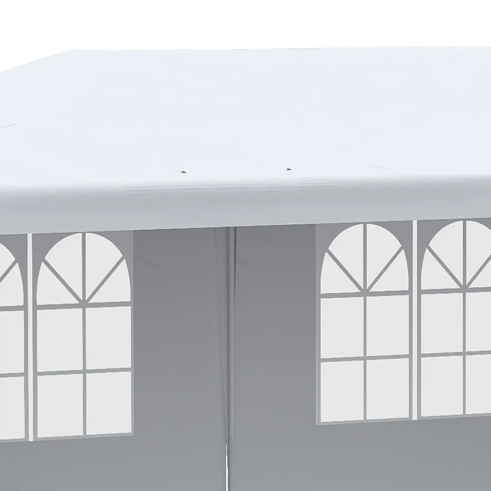 Large Garden Gazebo Wedding Marquee Party Tent 6 x 3m Canopy Canopy Patio White - Home and Garden Furniture Shop - #rustic - furniture#