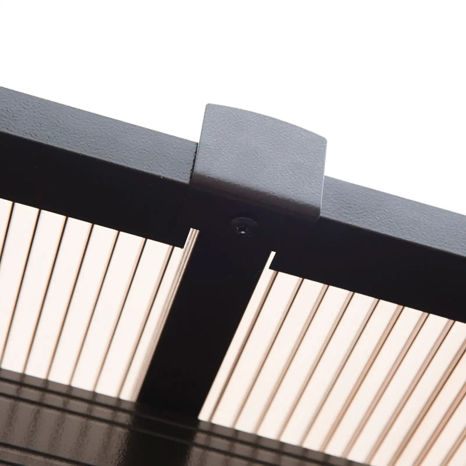 Large Hardtop Gazebo with Sides Polycarbonate Roof Metal Frame Hot Tub Shelter - Home and Garden Furniture Shop - rustic - furniture