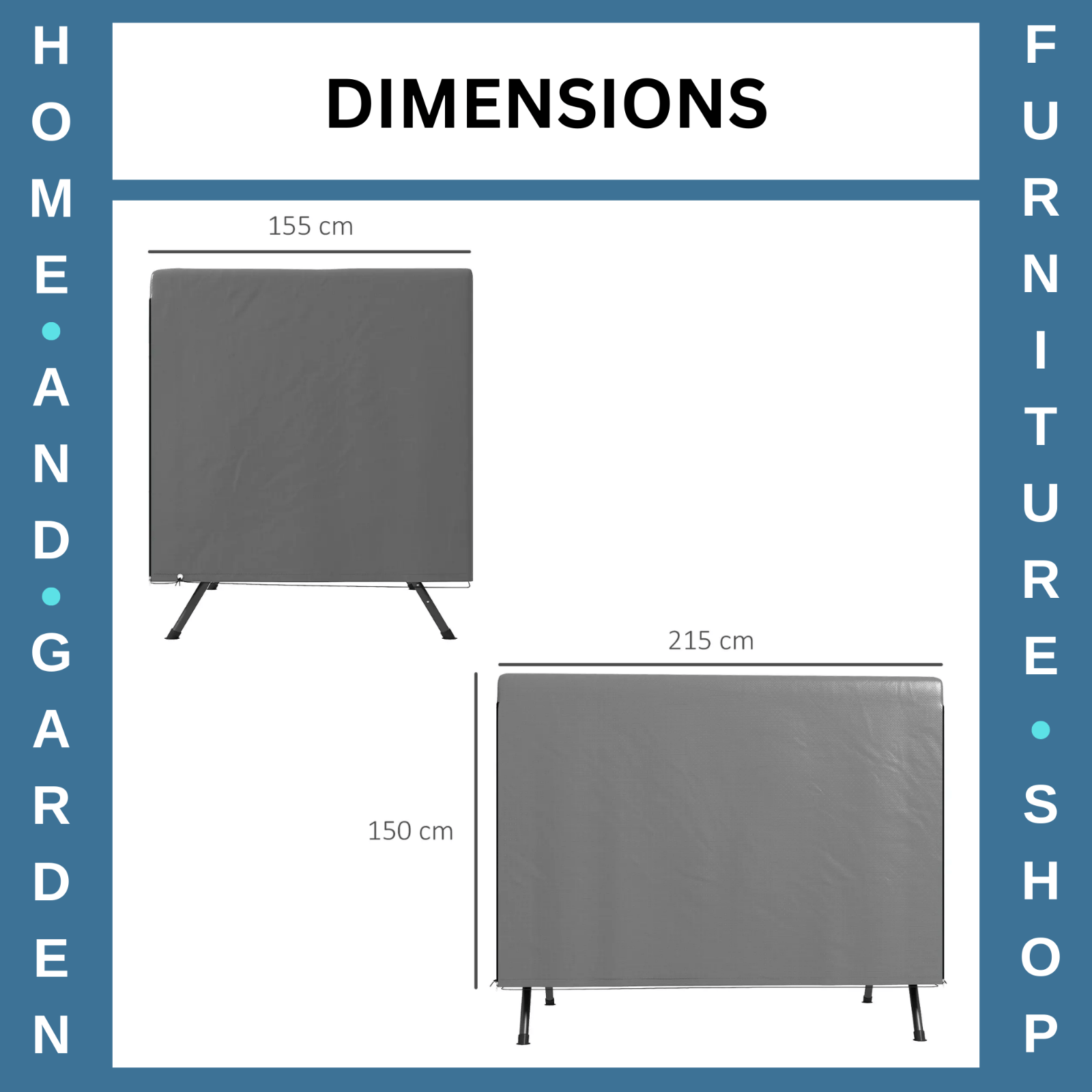 Large Patio Swing Chair Cover Outdoor Garden Furniture Waterproof Rain Protector - Home and Garden Furniture Shop - rustic - furniture