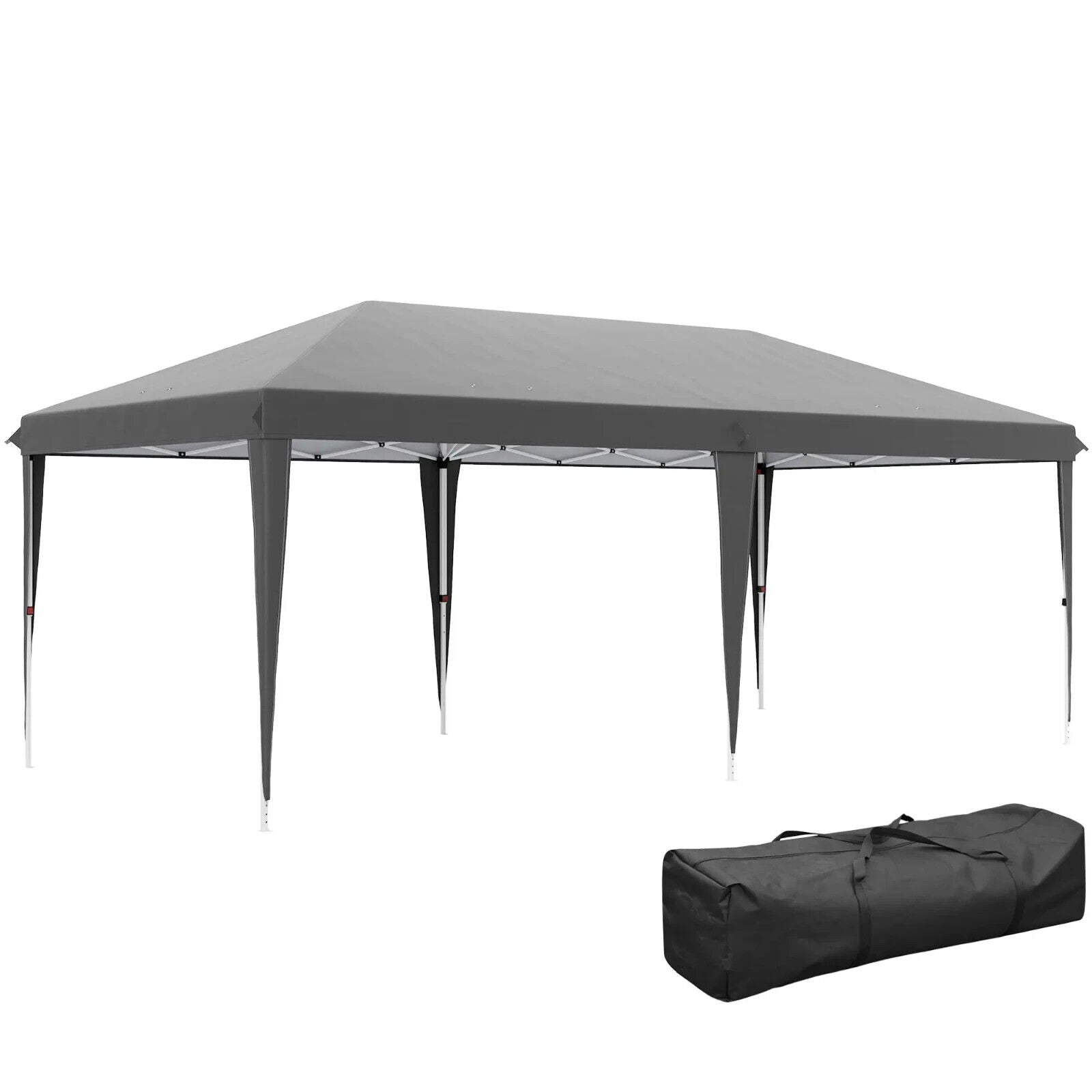 Large Pop Up Gazebo Patio Party Event Heavy Duty Marquee 6 x 3m Canopy Sun Shade - Home and Garden Furniture Shop - #rustic - furniture#