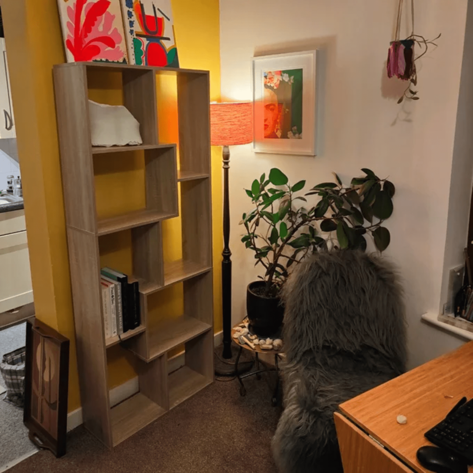 Large Wooden Bookcase Room Divider Tall Bookshelf Storage Display Shelving Unit - Home and Garden Furniture Shop - rustic - furniture