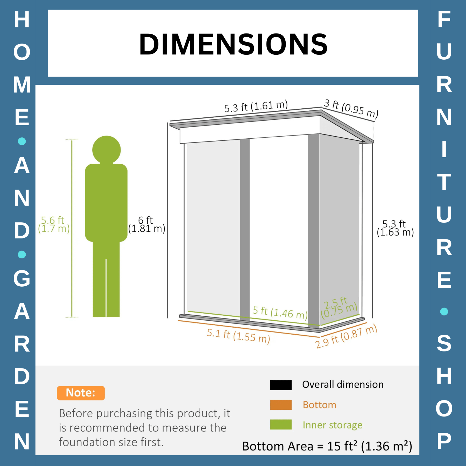 Lean to Steel Garden Storage Shed for Bike Tool 5 x 3ft Brown Small Outdoor Shed - Home and Garden Furniture Shop - rustic - furniture